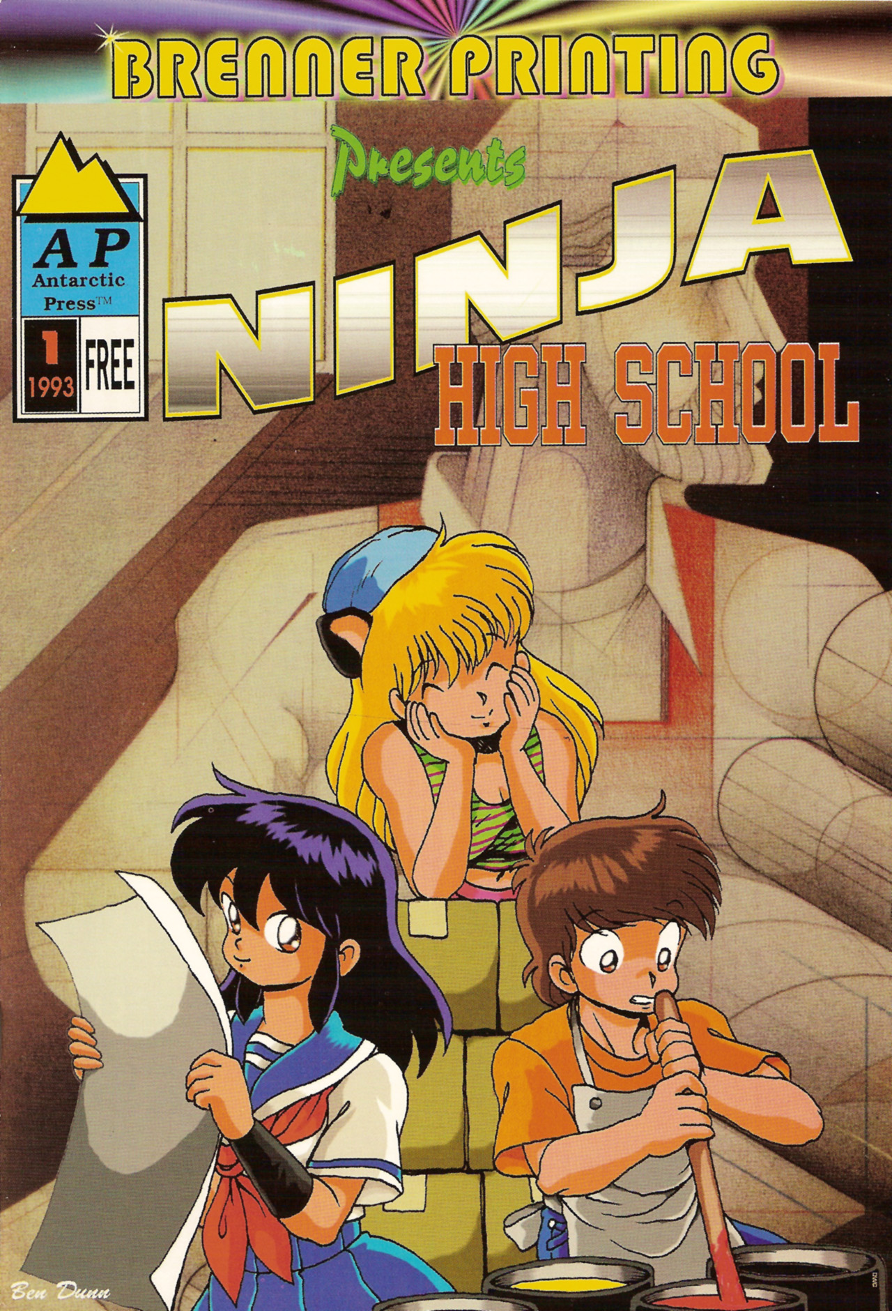 Read online Brenner Printing Presents Ninja High School Talks About Comic Book Printing comic -  Issue # Full - 1