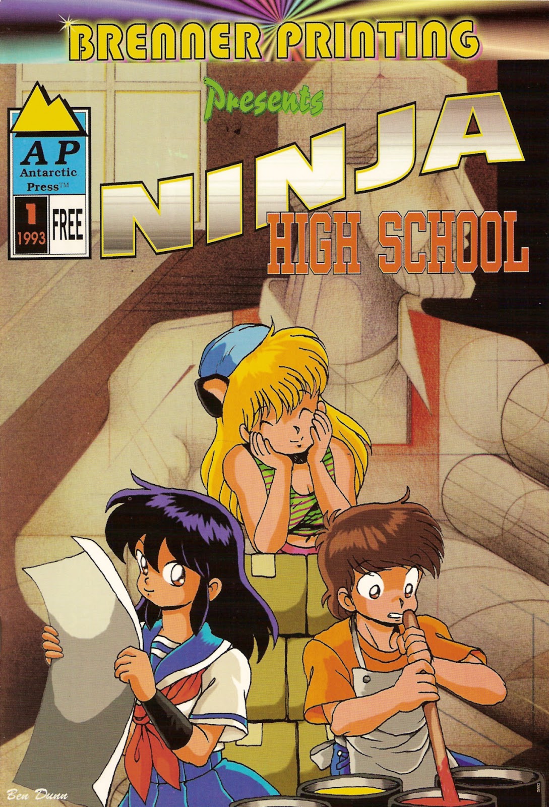 Brenner Printing Presents Ninja High School Talks About Comic Book Printing issue Full - Page 1