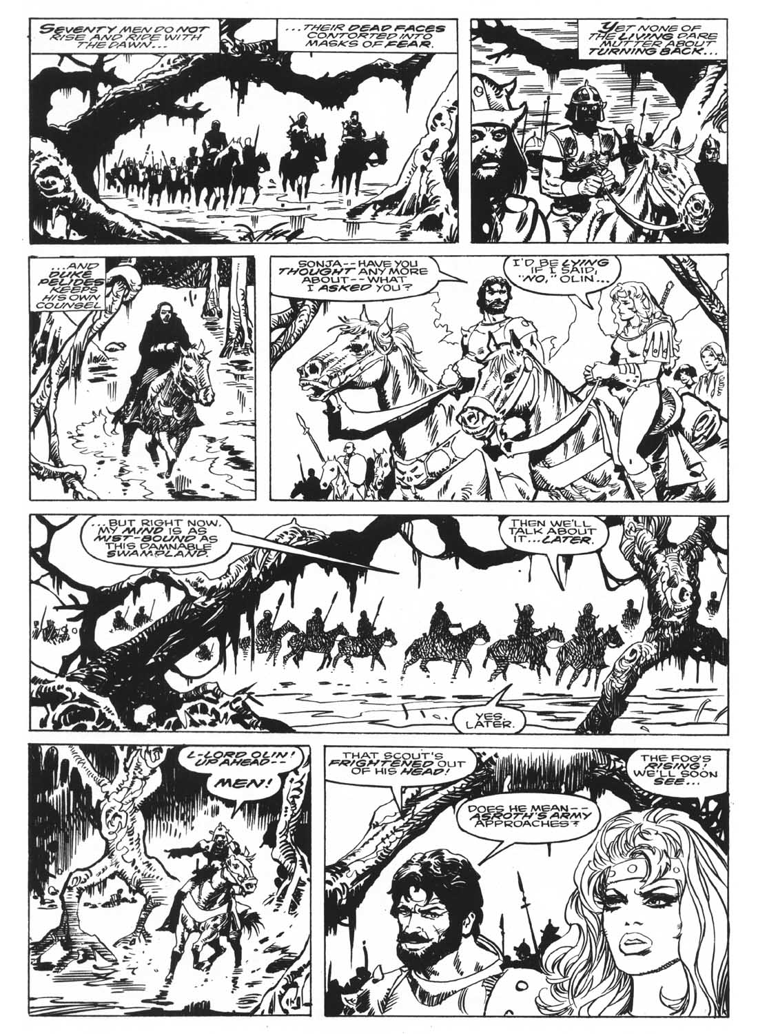 Read online The Savage Sword Of Conan comic -  Issue #232 - 45
