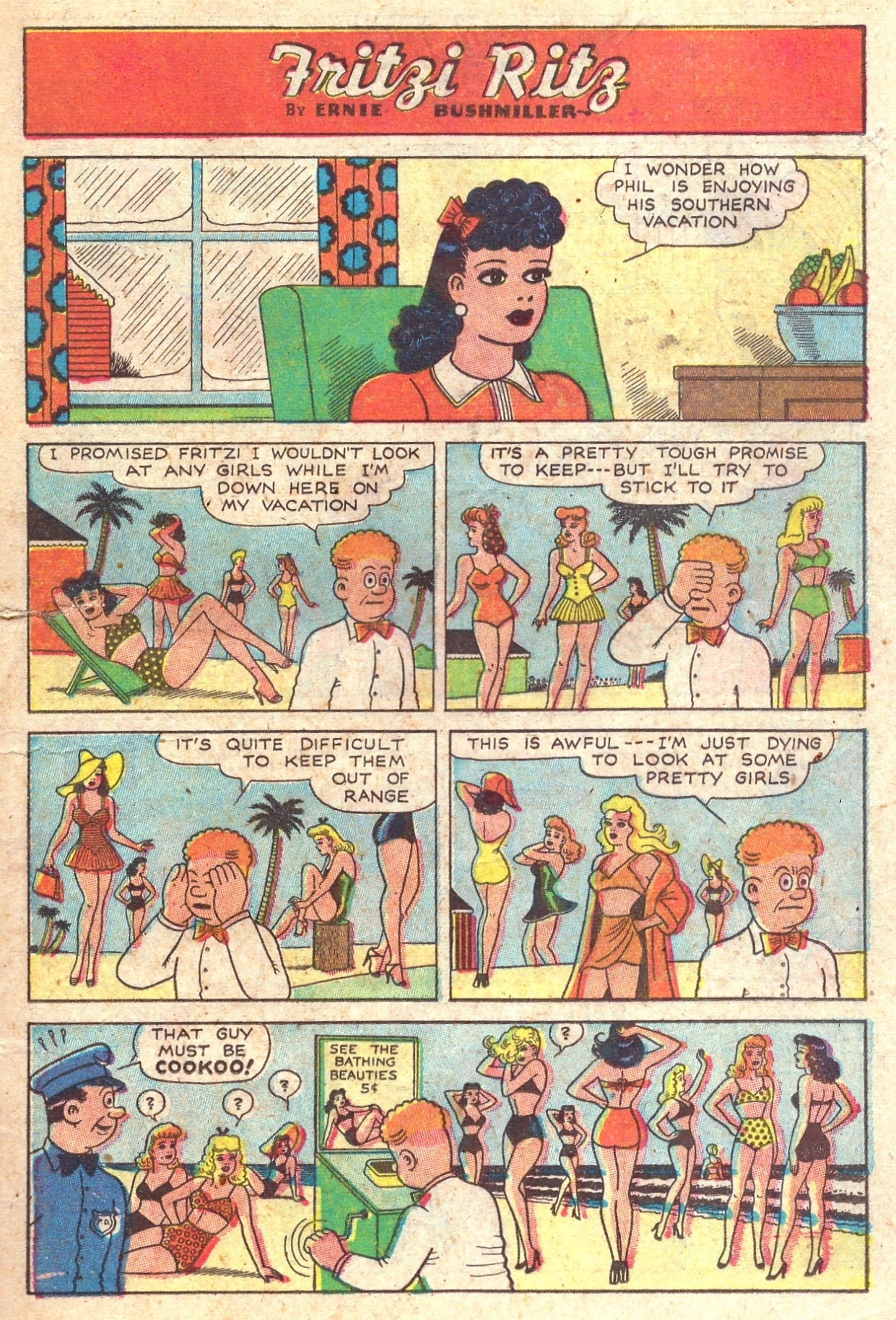 Read online Fritzi Ritz (1948) comic -  Issue #1 - 15