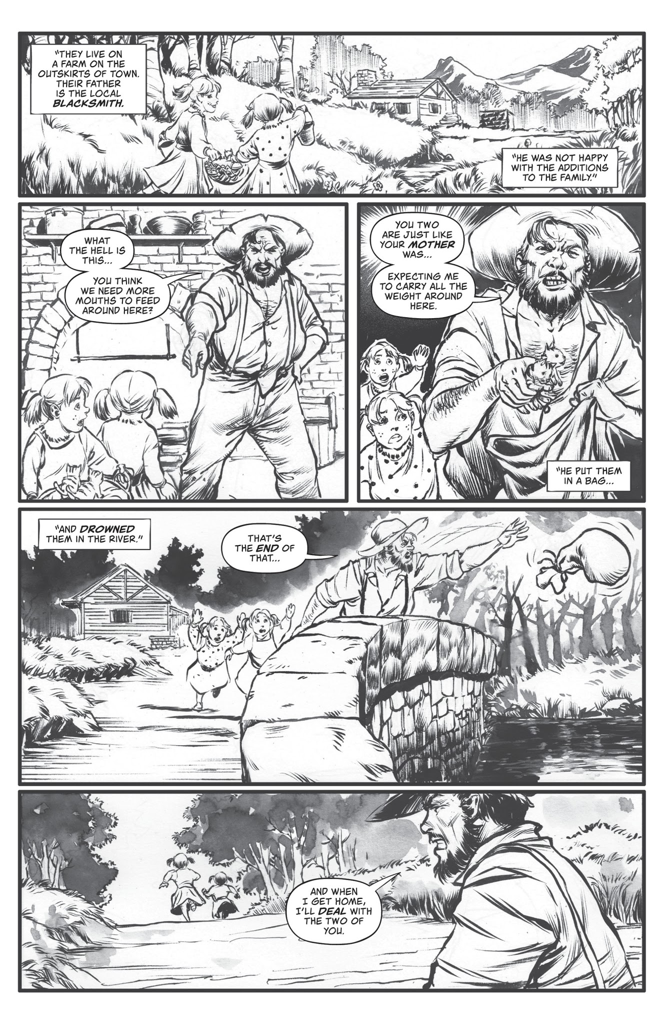 Read online Grimm Tales of Terror Black & White Special Edition comic -  Issue # Full - 5