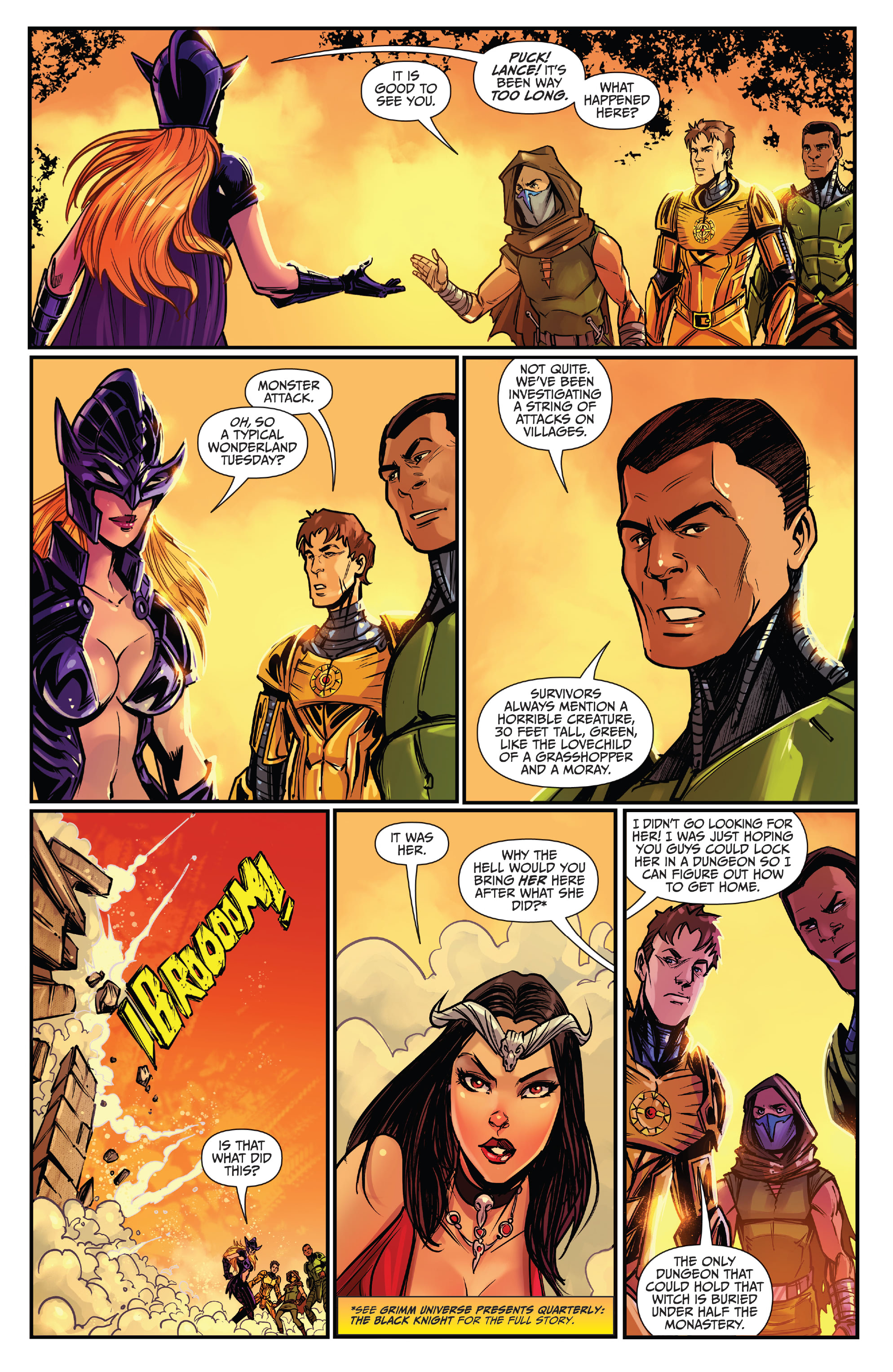 Read online Myths & Legends Quarterly: Black Knight – Fate of Legends comic -  Issue # Full - 28