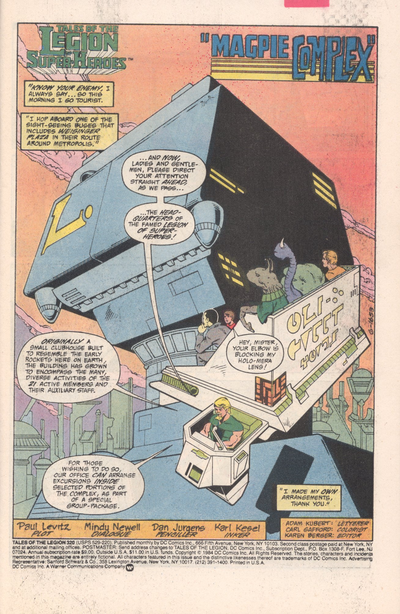 Read online Tales of the Legion comic -  Issue #320 - 2