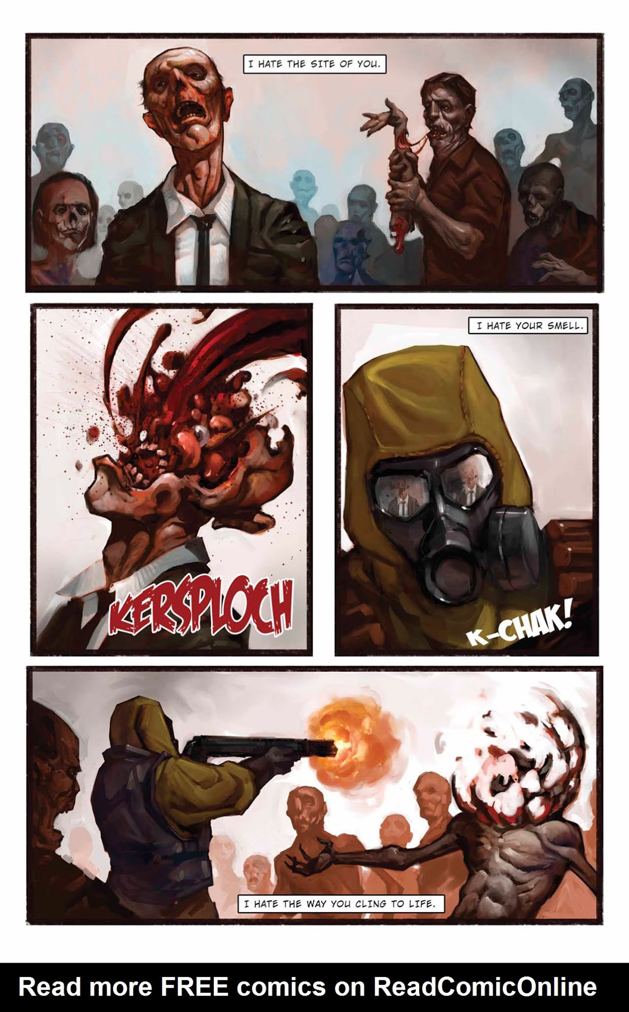 Read online Zombie Terrors comic -  Issue #1 - 28