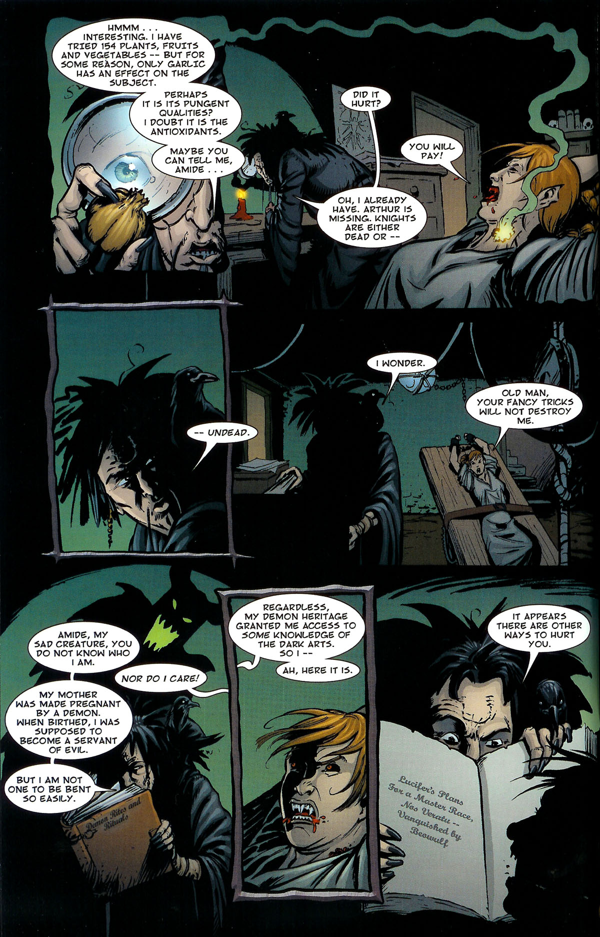 Read online Dracula vs King Arthur comic -  Issue #4 - 6