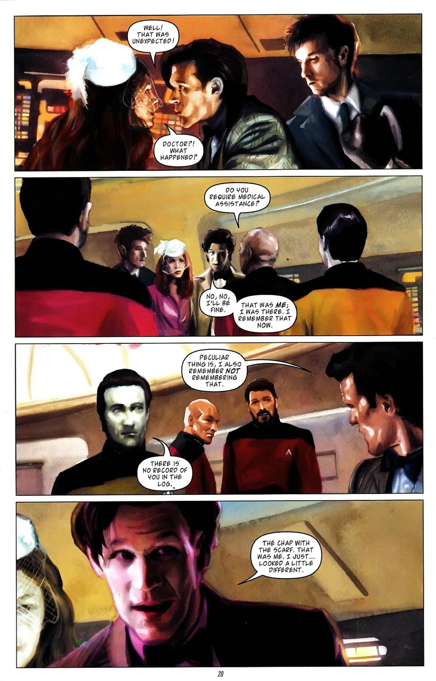 Read online Star Trek: The Next Generation/Doctor Who: Assimilation² comic -  Issue #3 - 23