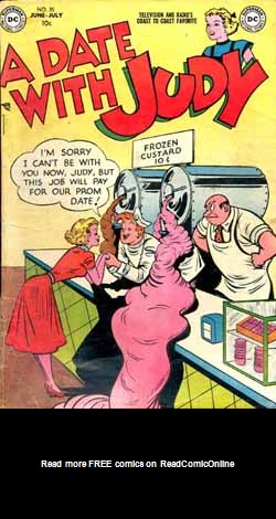 Read online A Date with Judy comic -  Issue #35 - 1