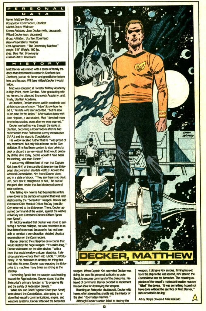 Read online Who's Who in Star Trek comic -  Issue #1 - 15