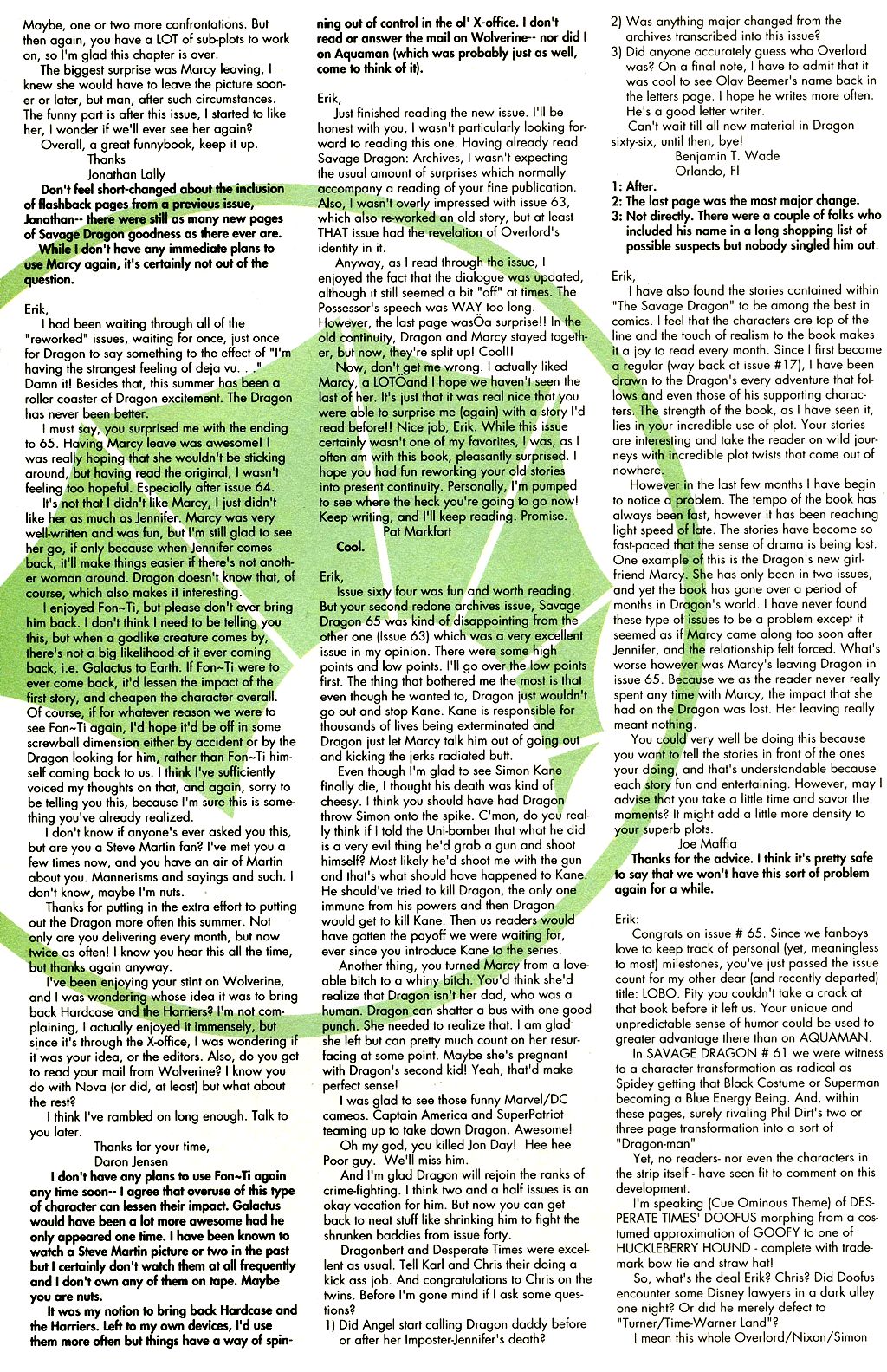 Read online The Savage Dragon (1993) comic -  Issue #67 - 23