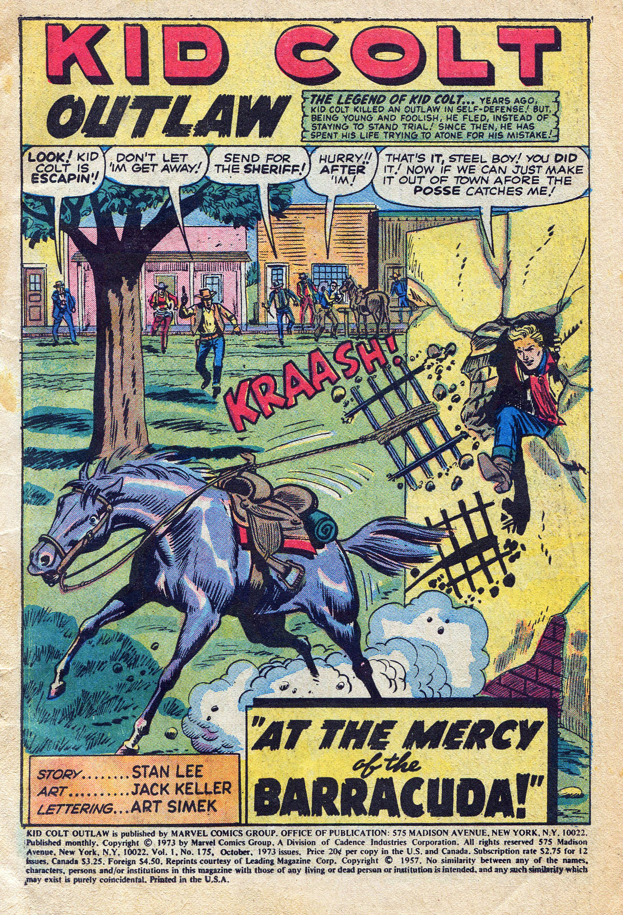 Read online Kid Colt Outlaw comic -  Issue #175 - 3