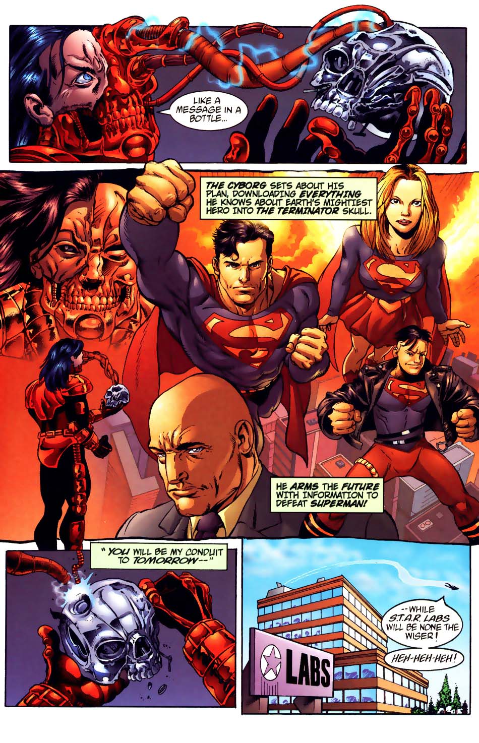 Read online Superman vs. The Terminator: Death to the Future comic -  Issue #1 - 16