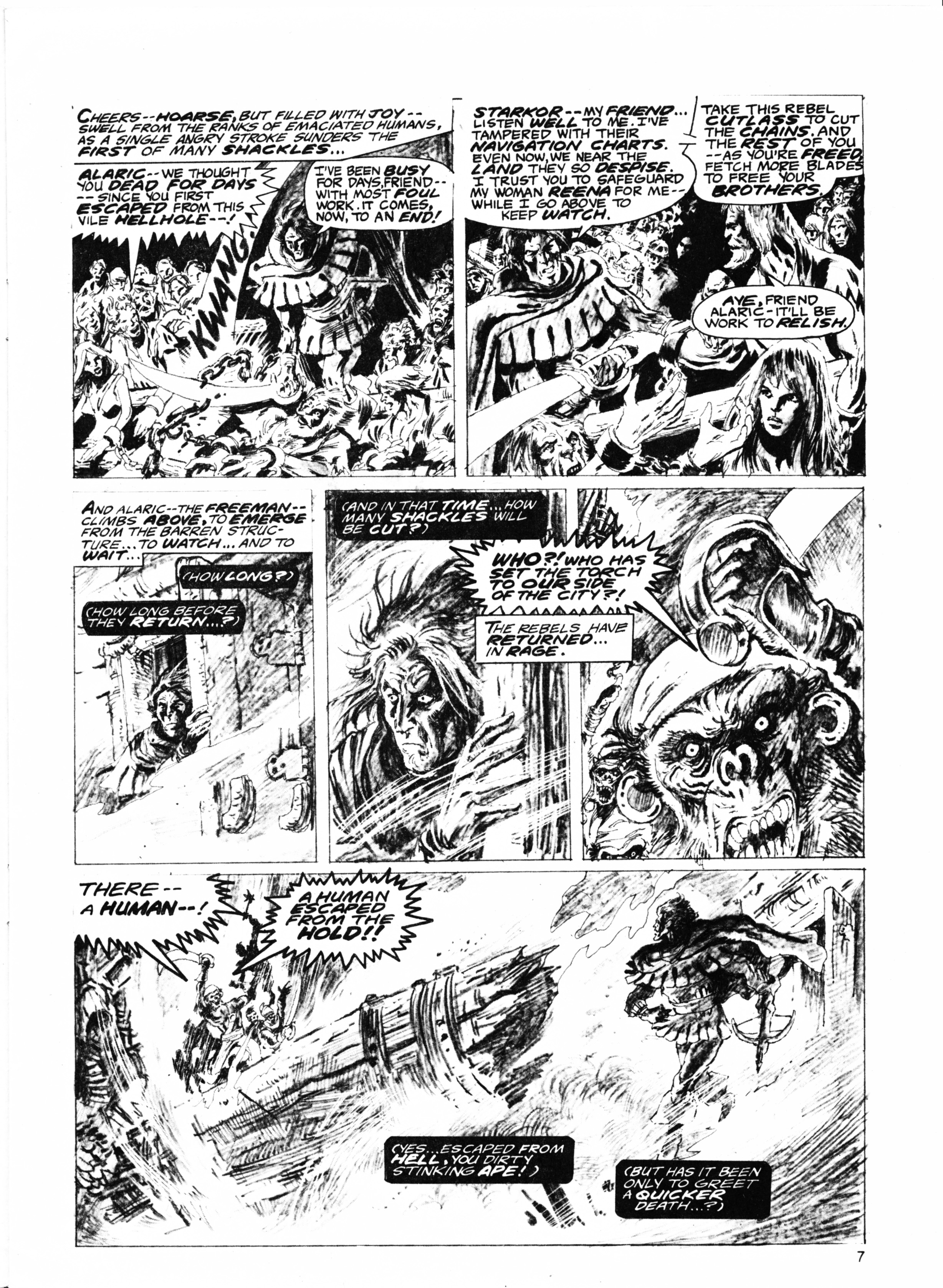 Read online Planet of the Apes (1974) comic -  Issue #49 - 7