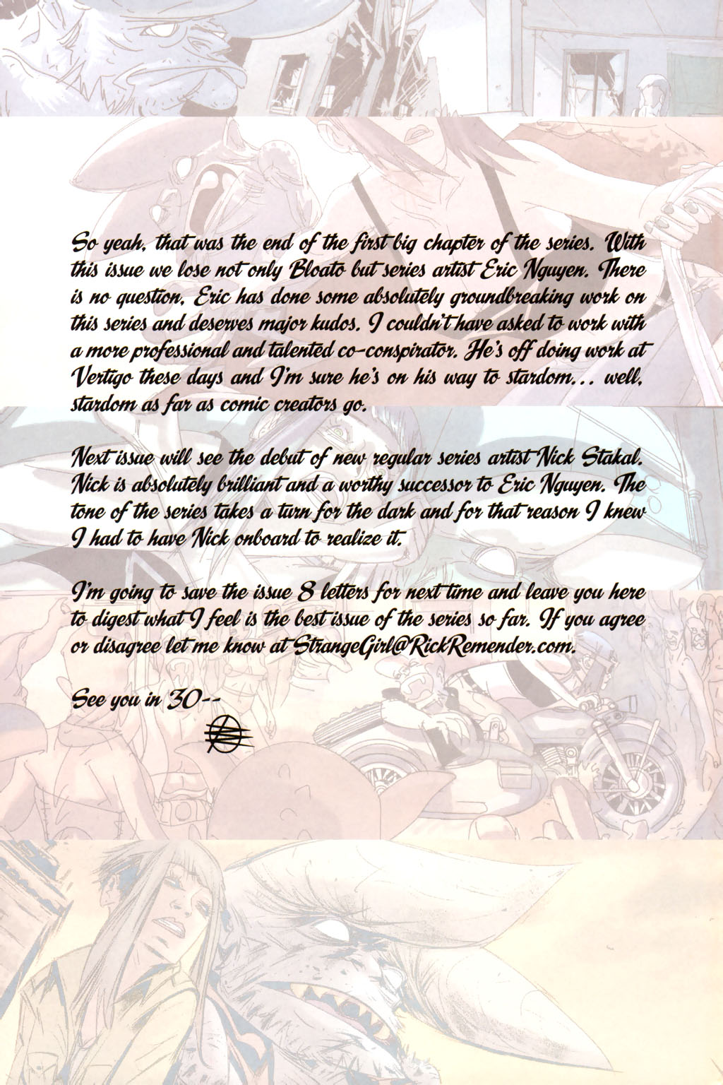 Read online Strange Girl comic -  Issue #9 - 28