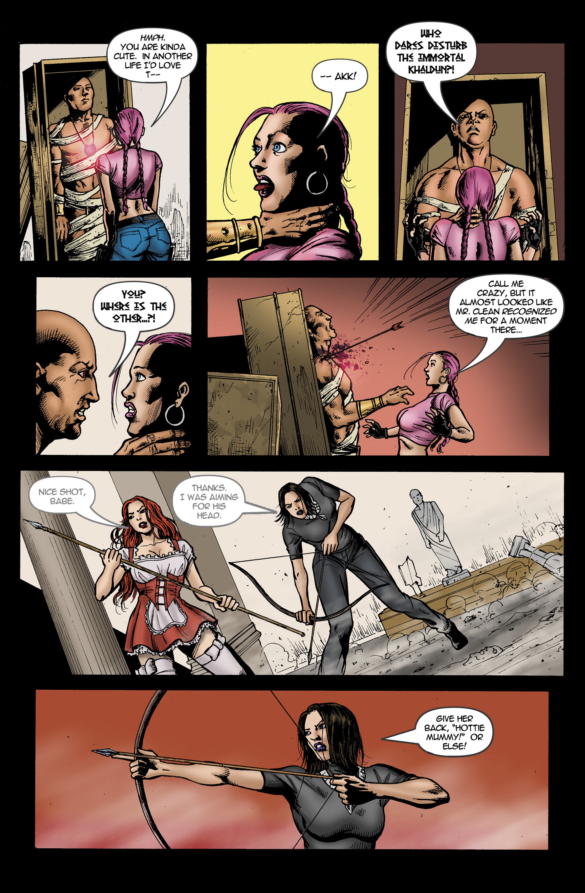 Read online Chaos Campus: Sorority Girls Vs. Zombies comic -  Issue #17 - 8