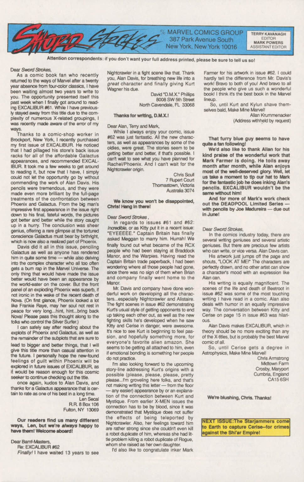 Read online Excalibur (1988) comic -  Issue #67 - 25