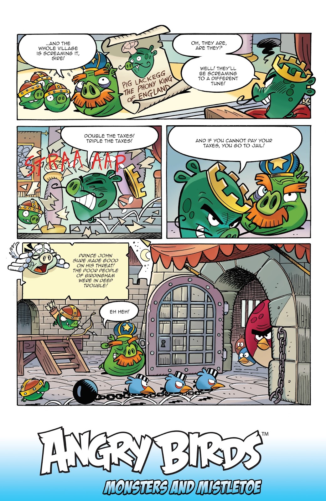 Angry Birds Comics Quarterly issue Issue Monsters and Mistletoe - Page 28