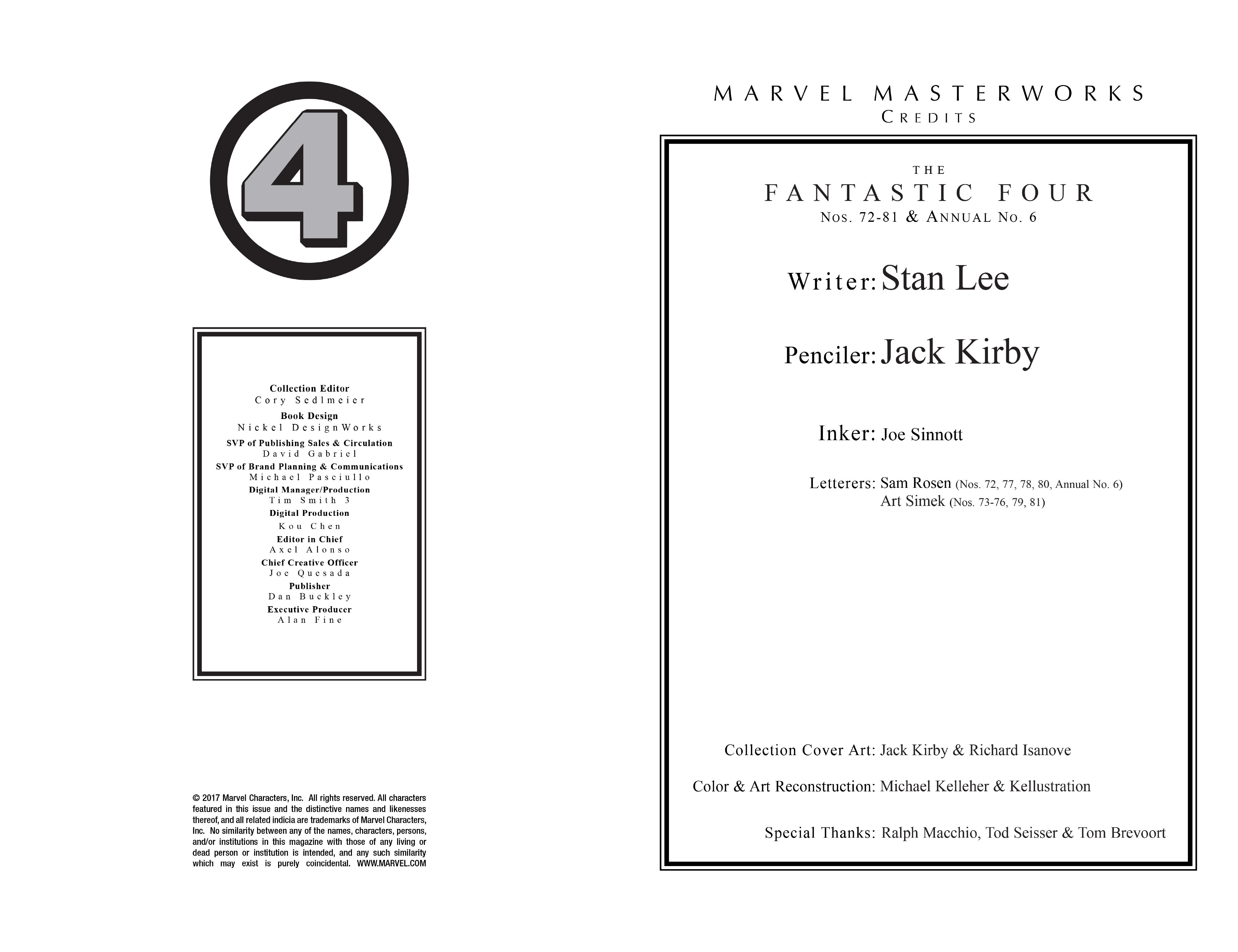 Read online Marvel Masterworks: The Fantastic Four comic -  Issue # TPB 8 (Part 1) - 3