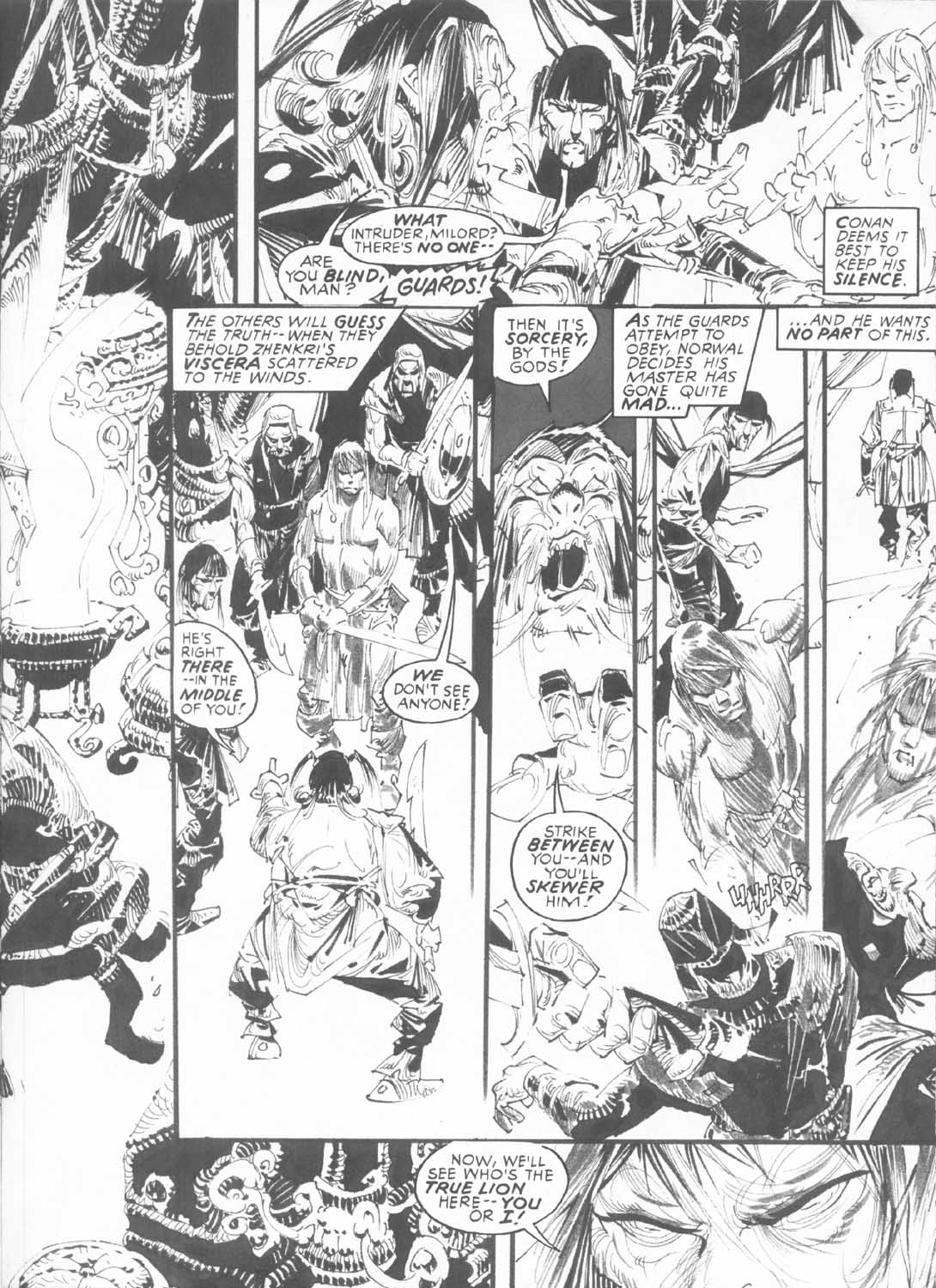 Read online The Savage Sword Of Conan comic -  Issue #228 - 33