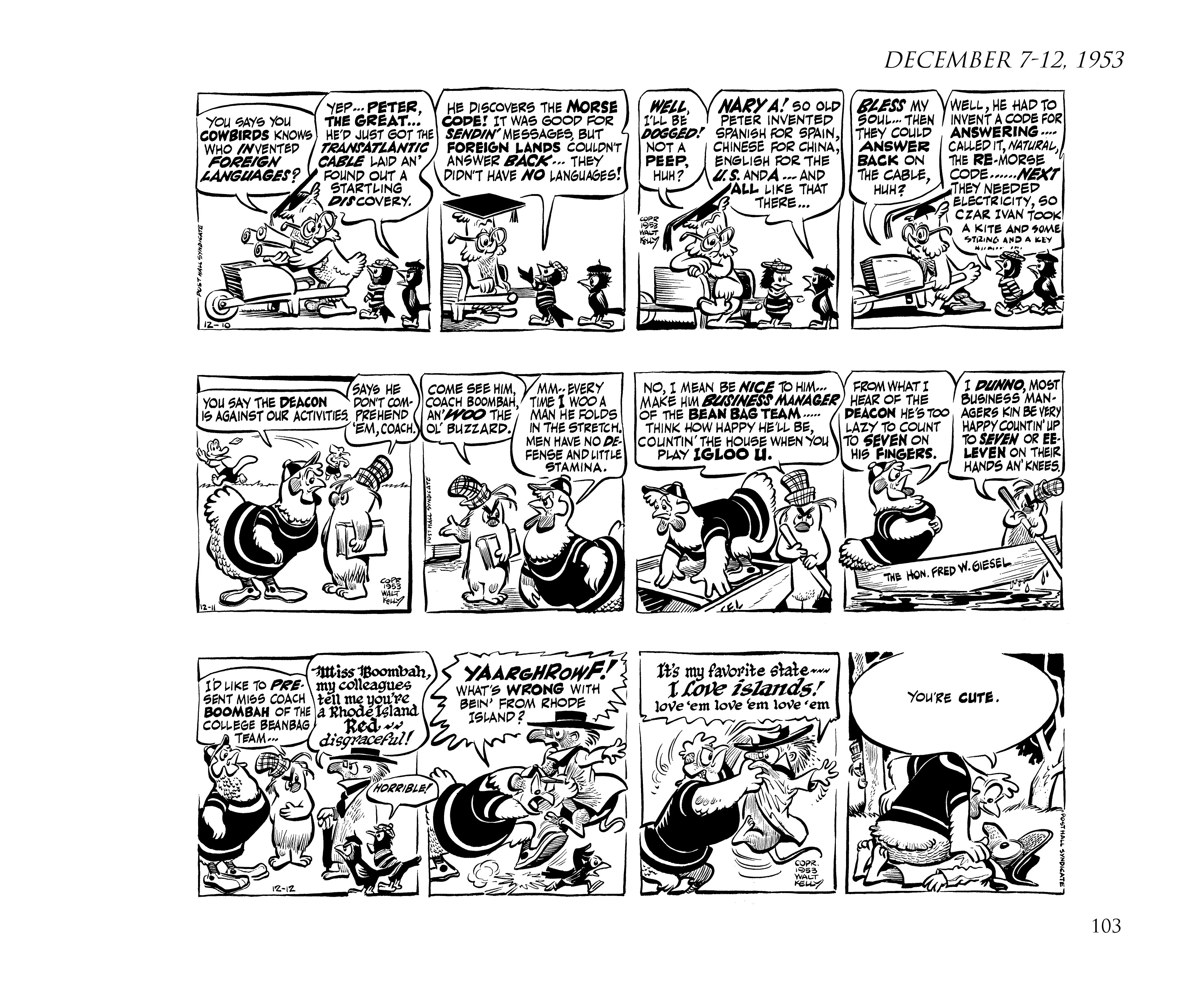 Read online Pogo by Walt Kelly: The Complete Syndicated Comic Strips comic -  Issue # TPB 3 (Part 2) - 15