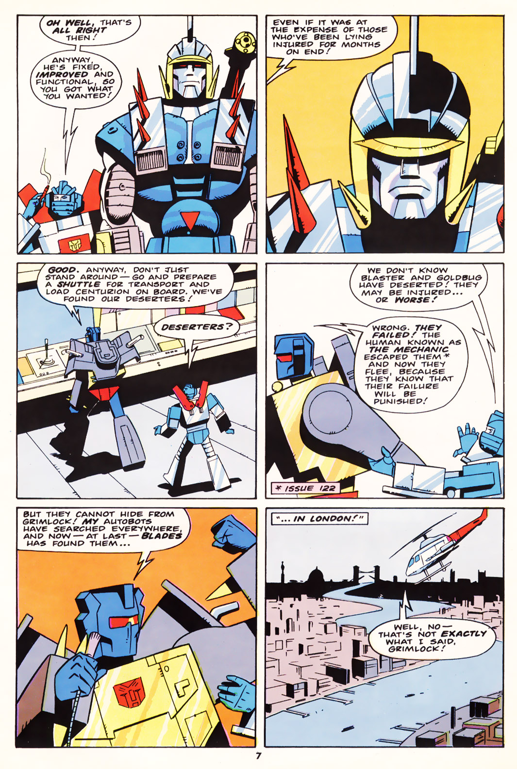 Read online The Transformers (UK) comic -  Issue #125 - 7