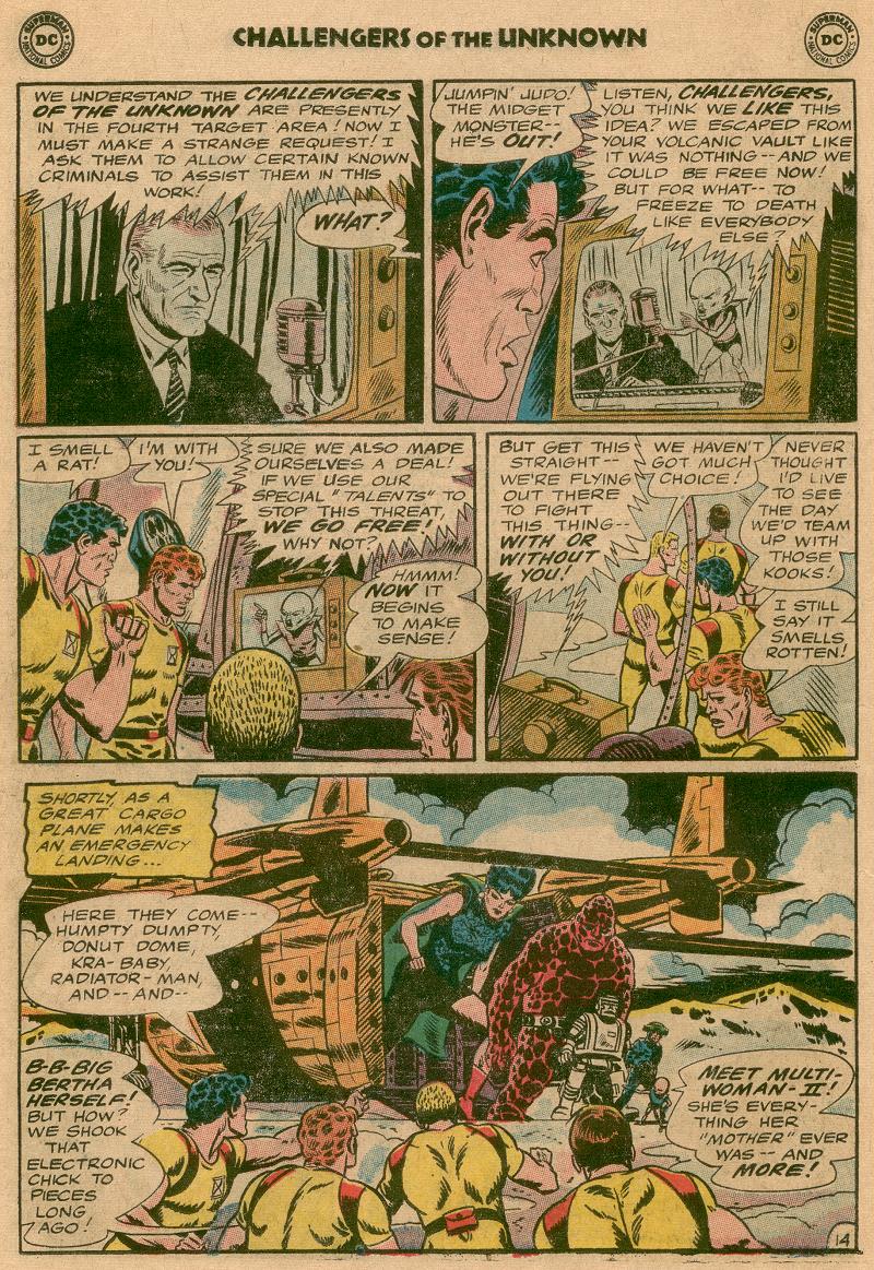 Read online Challengers of the Unknown (1958) comic -  Issue #45 - 17