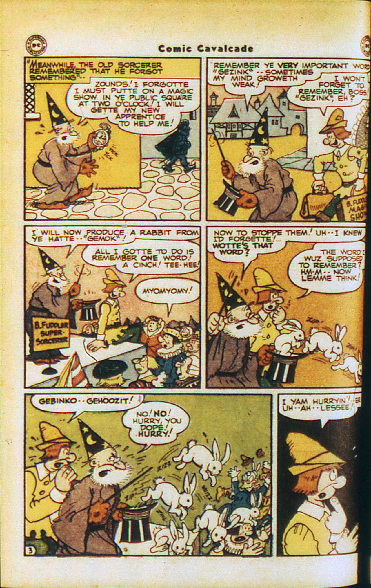 Read online Comic Cavalcade comic -  Issue #19 - 37