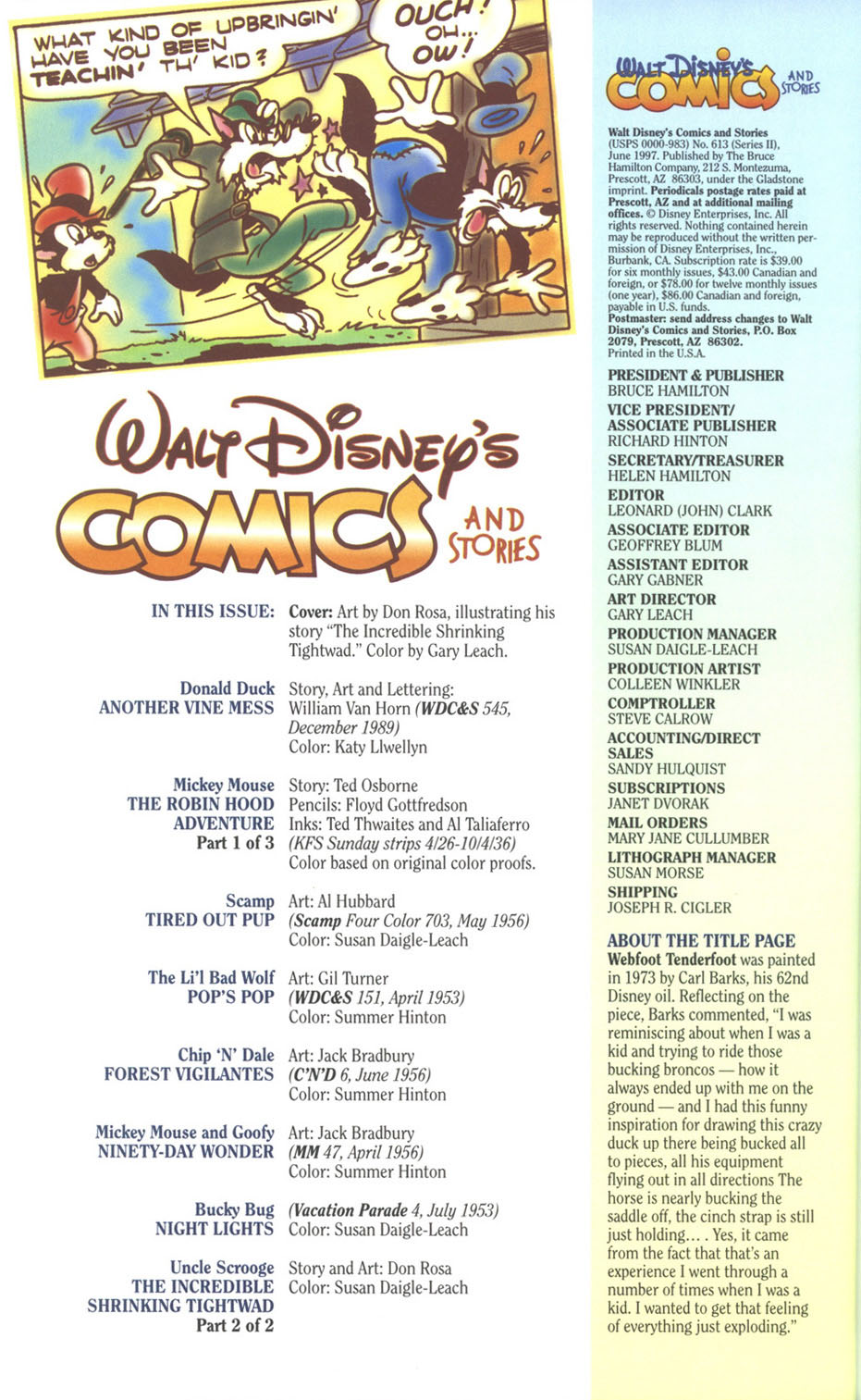 Read online Walt Disney's Comics and Stories comic -  Issue #613 - 4