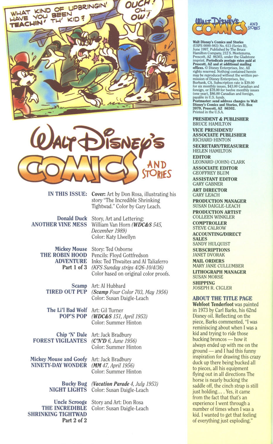 Read online Walt Disney's Comics and Stories comic -  Issue #613 - 4