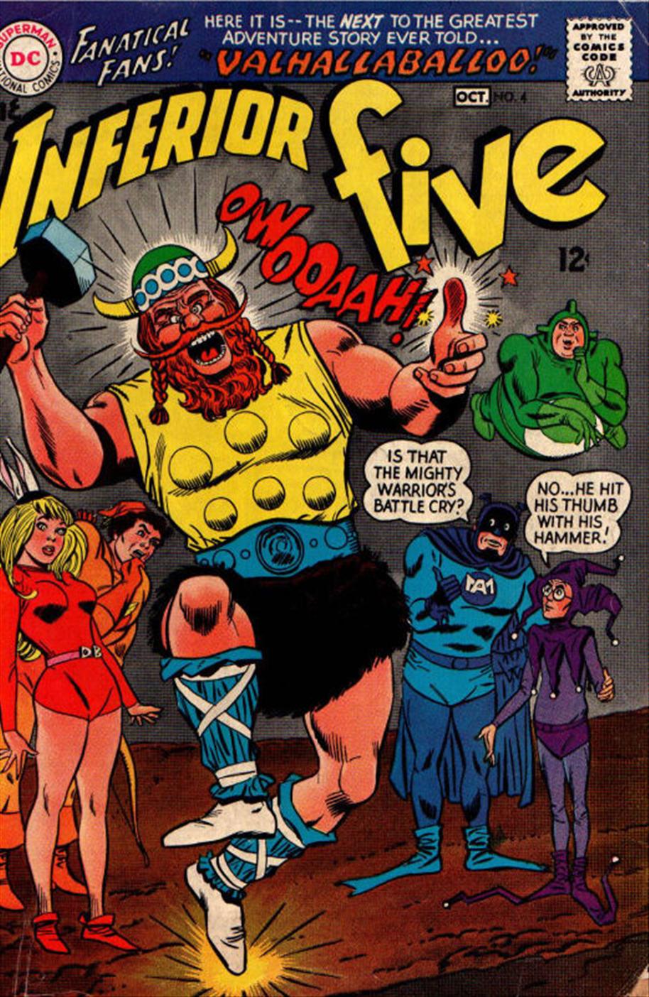 Read online The Inferior Five comic -  Issue #4 - 1