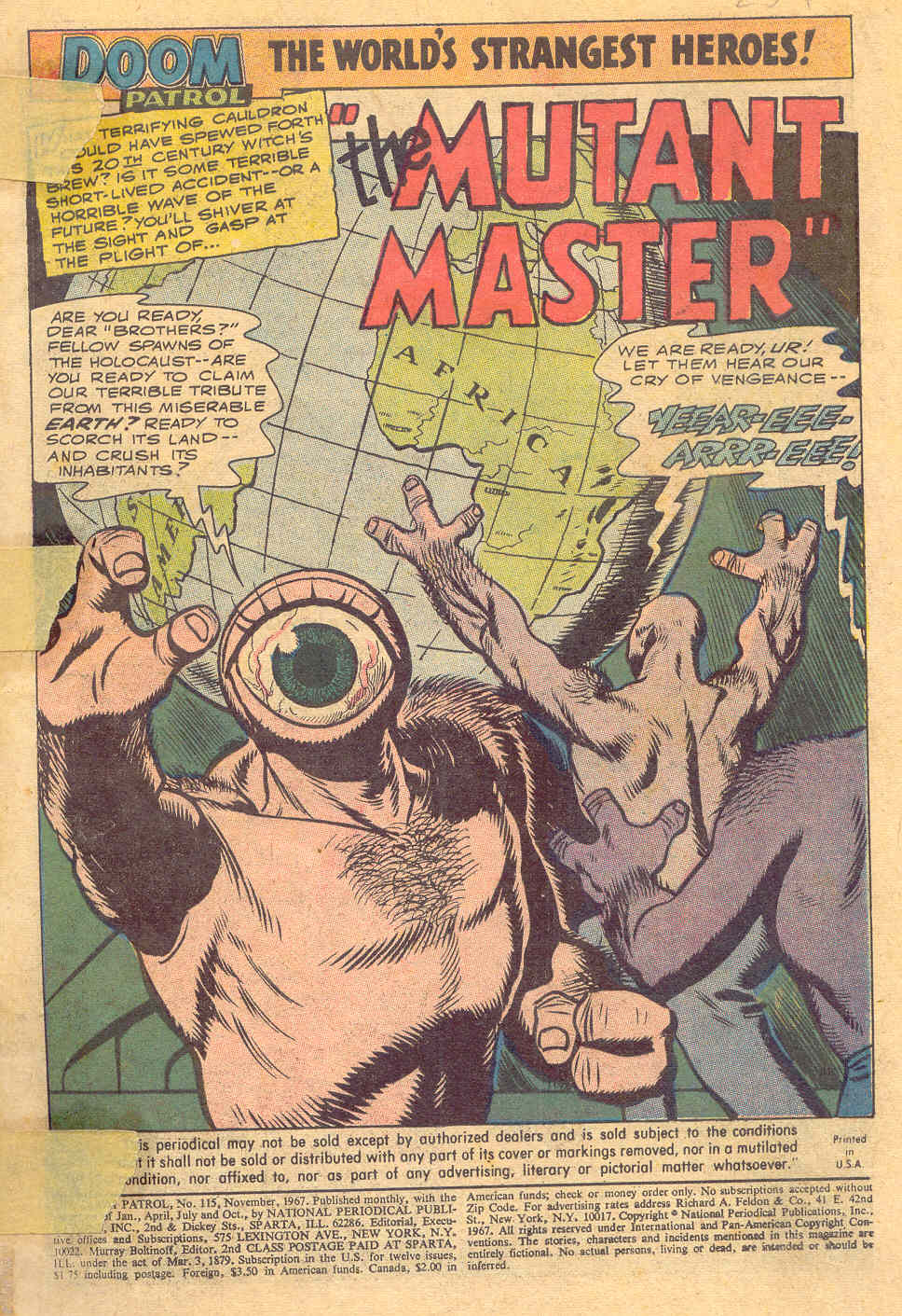 Read online Doom Patrol (1964) comic -  Issue #115 - 2