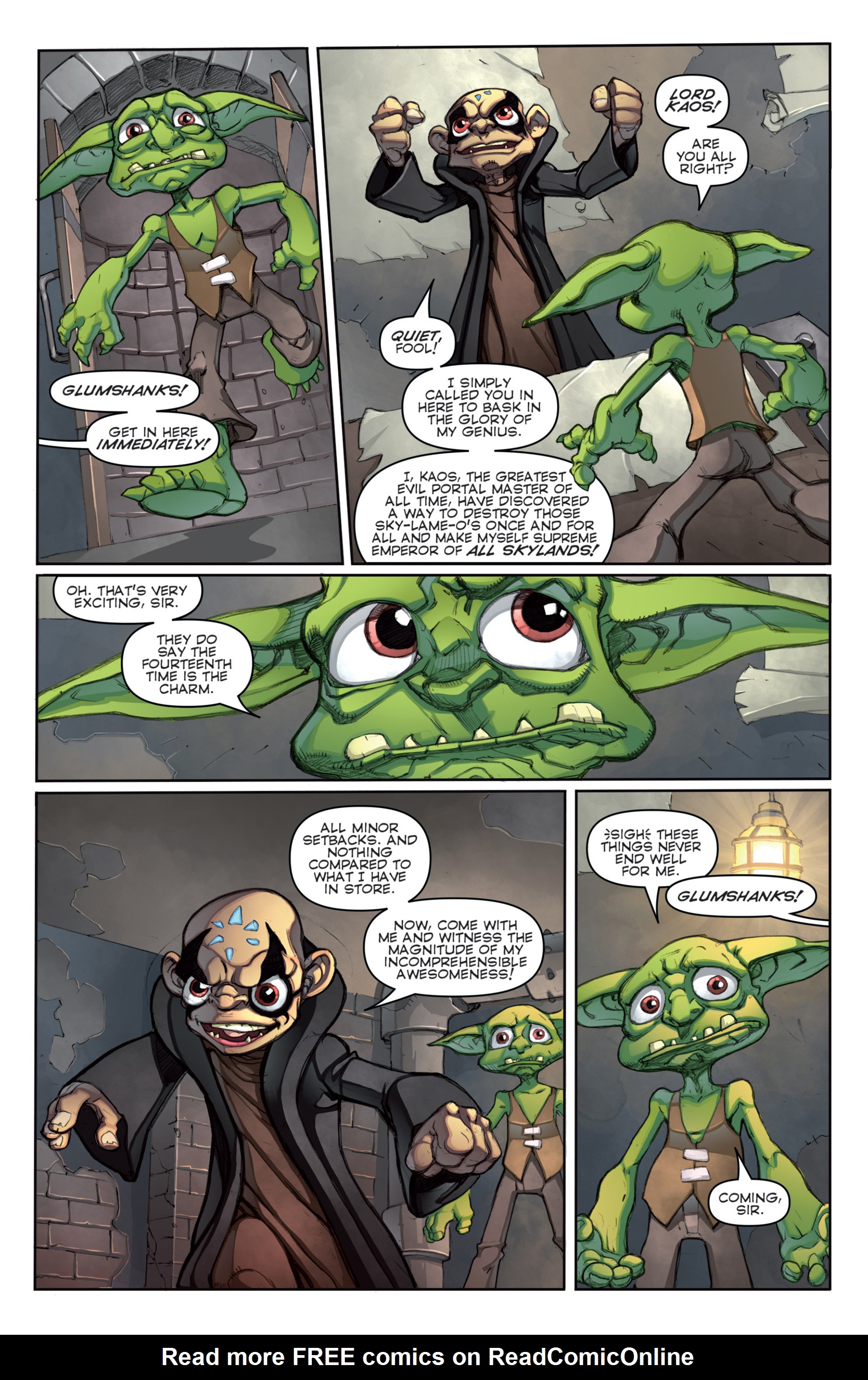 Read online Skylanders comic -  Issue #0 - 4