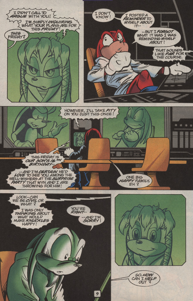 Read online Knuckles the Echidna comic -  Issue #28 - 14