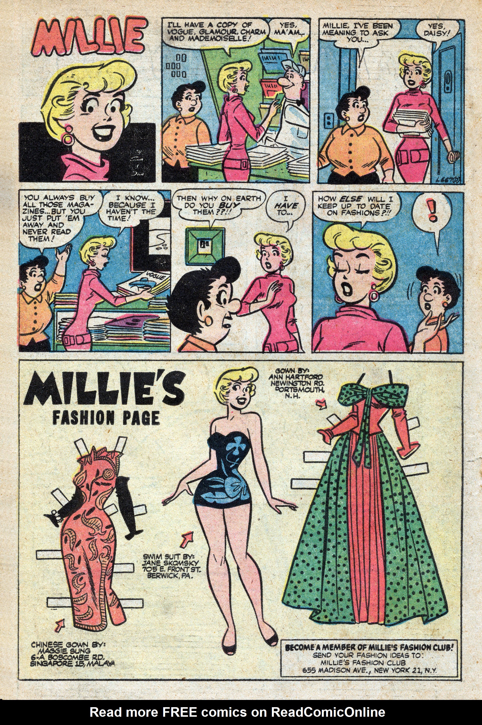 Read online Millie the Model comic -  Issue #78 - 18