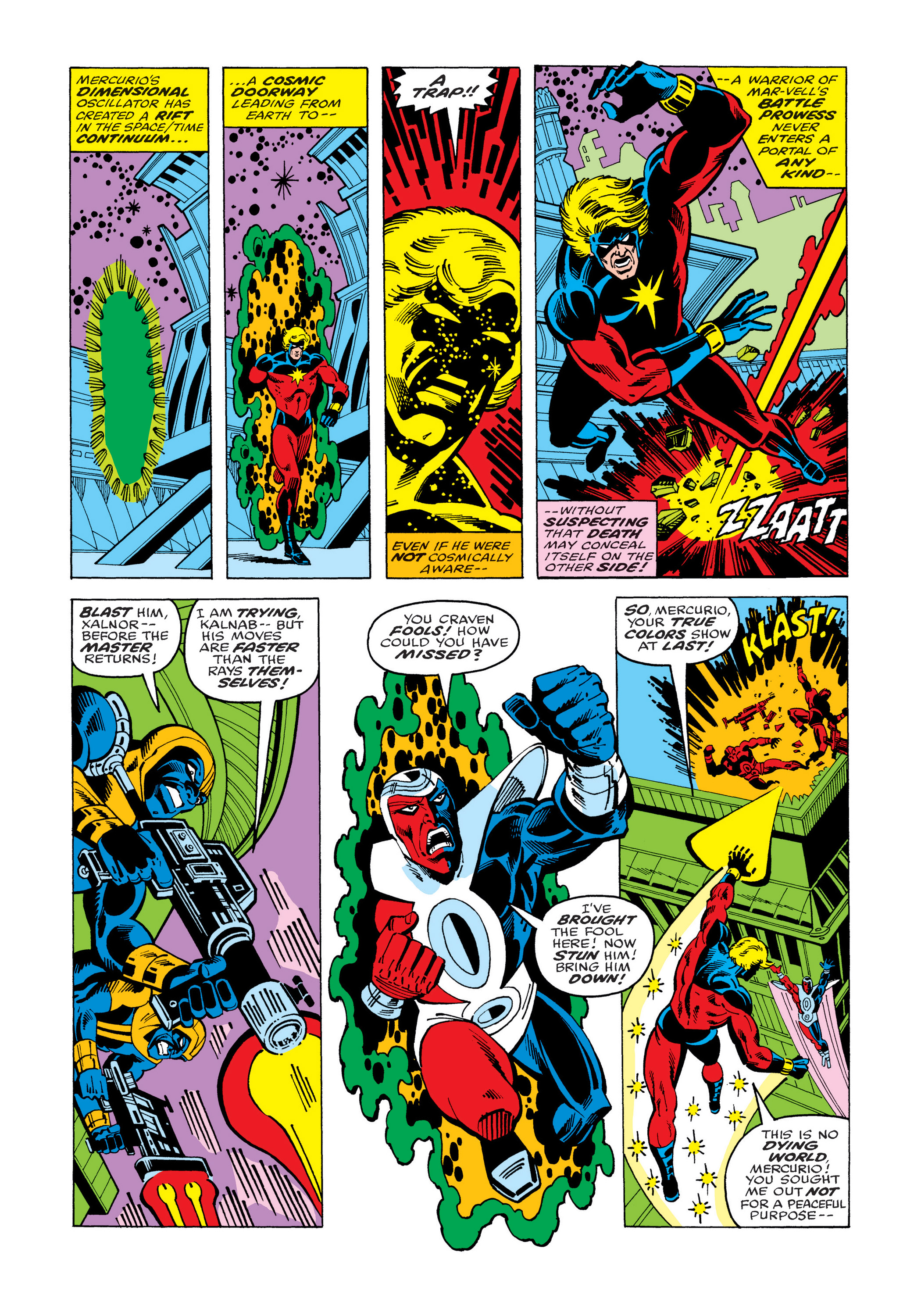 Read online Marvel Masterworks: Captain Marvel comic -  Issue # TPB 5 (Part 1) - 92