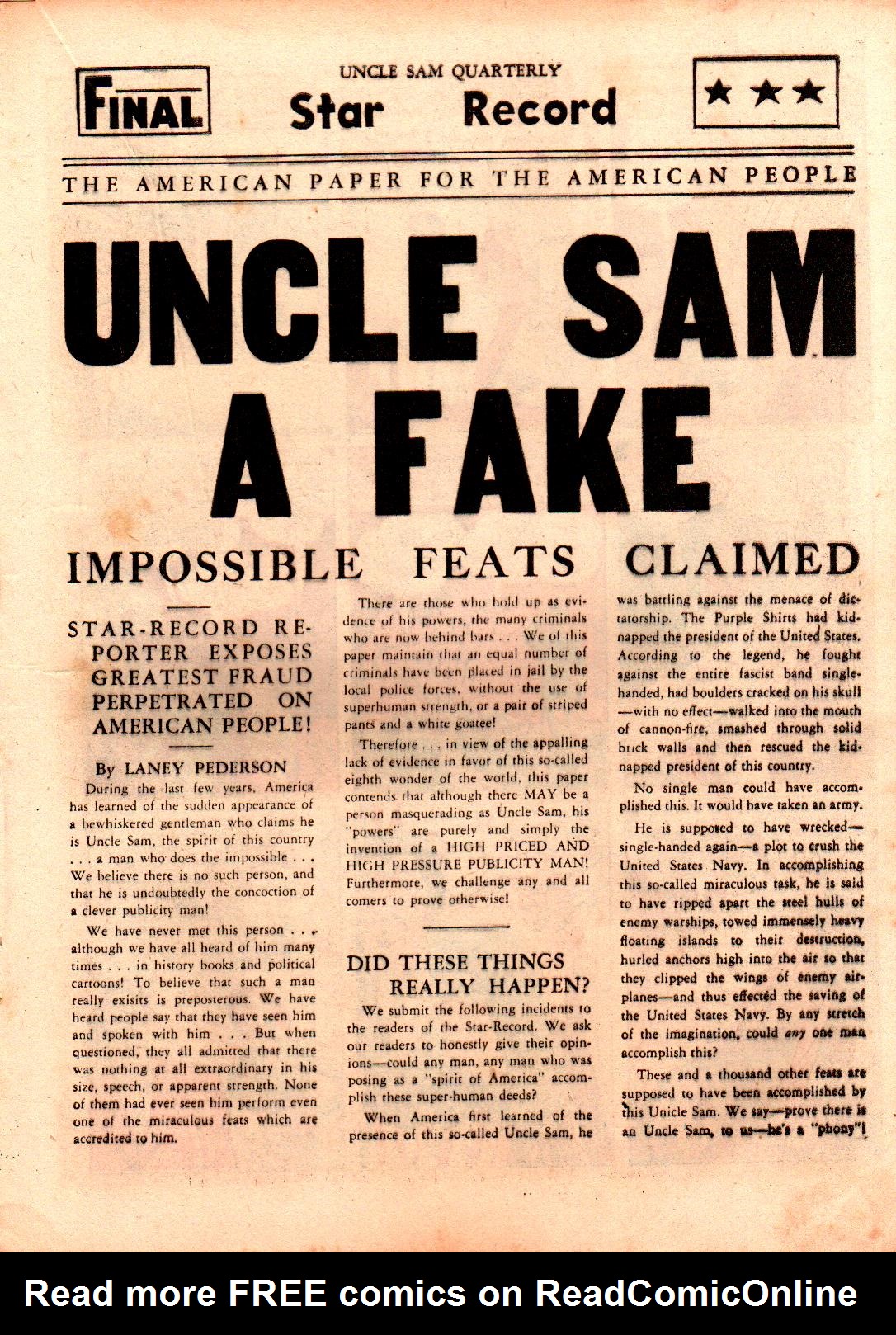 Read online Uncle Sam Quarterly comic -  Issue #1 - 31