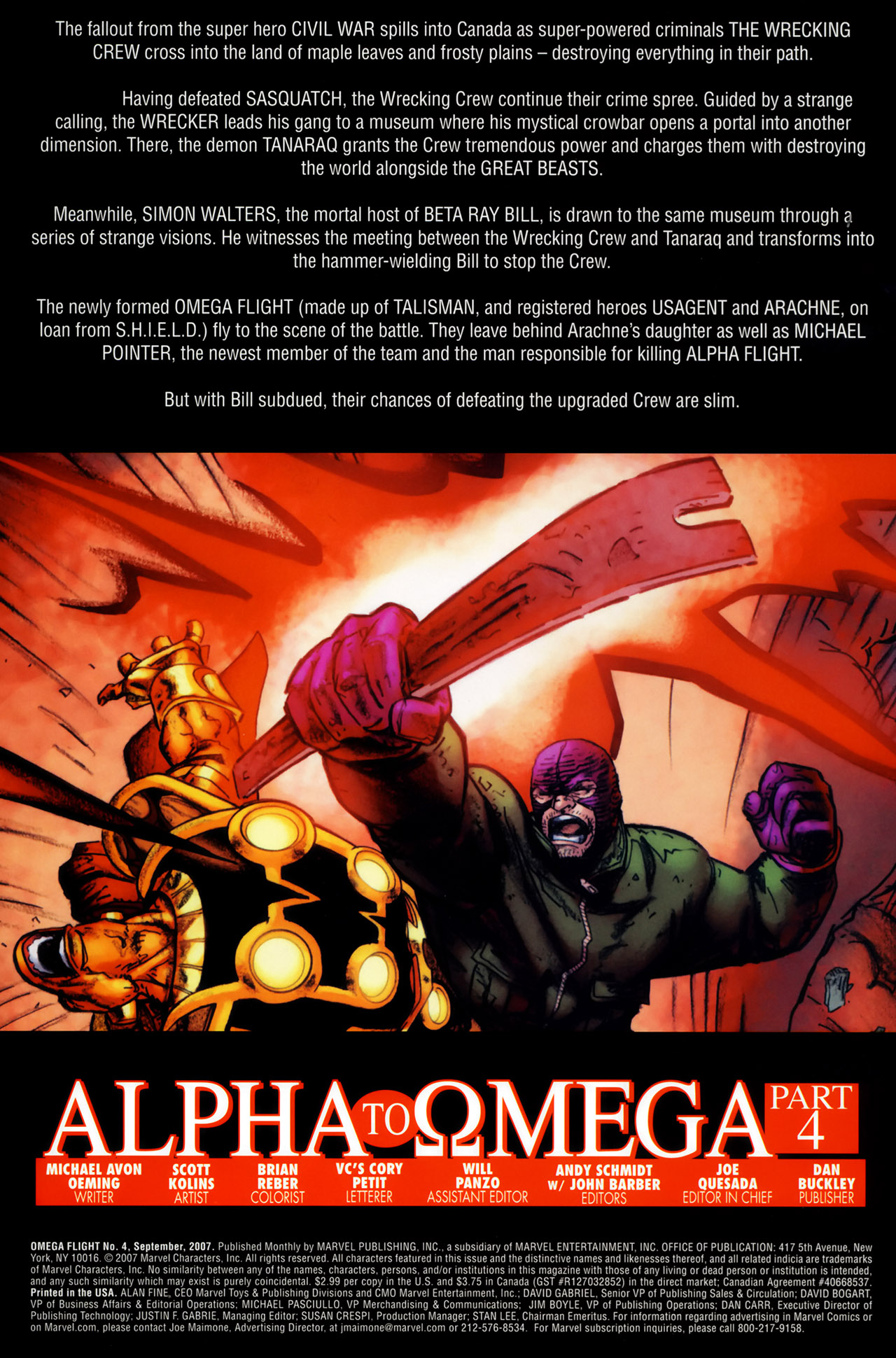 Read online Omega Flight comic -  Issue #4 - 4