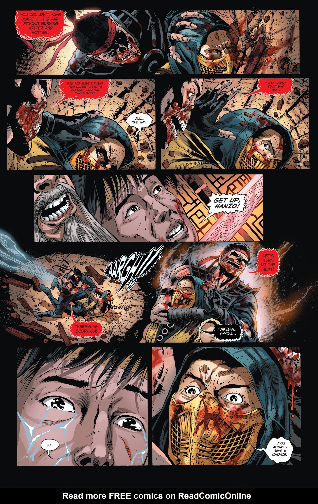 Read online Mortal Kombat X [I] comic -  Issue # _TPB 2 - 123