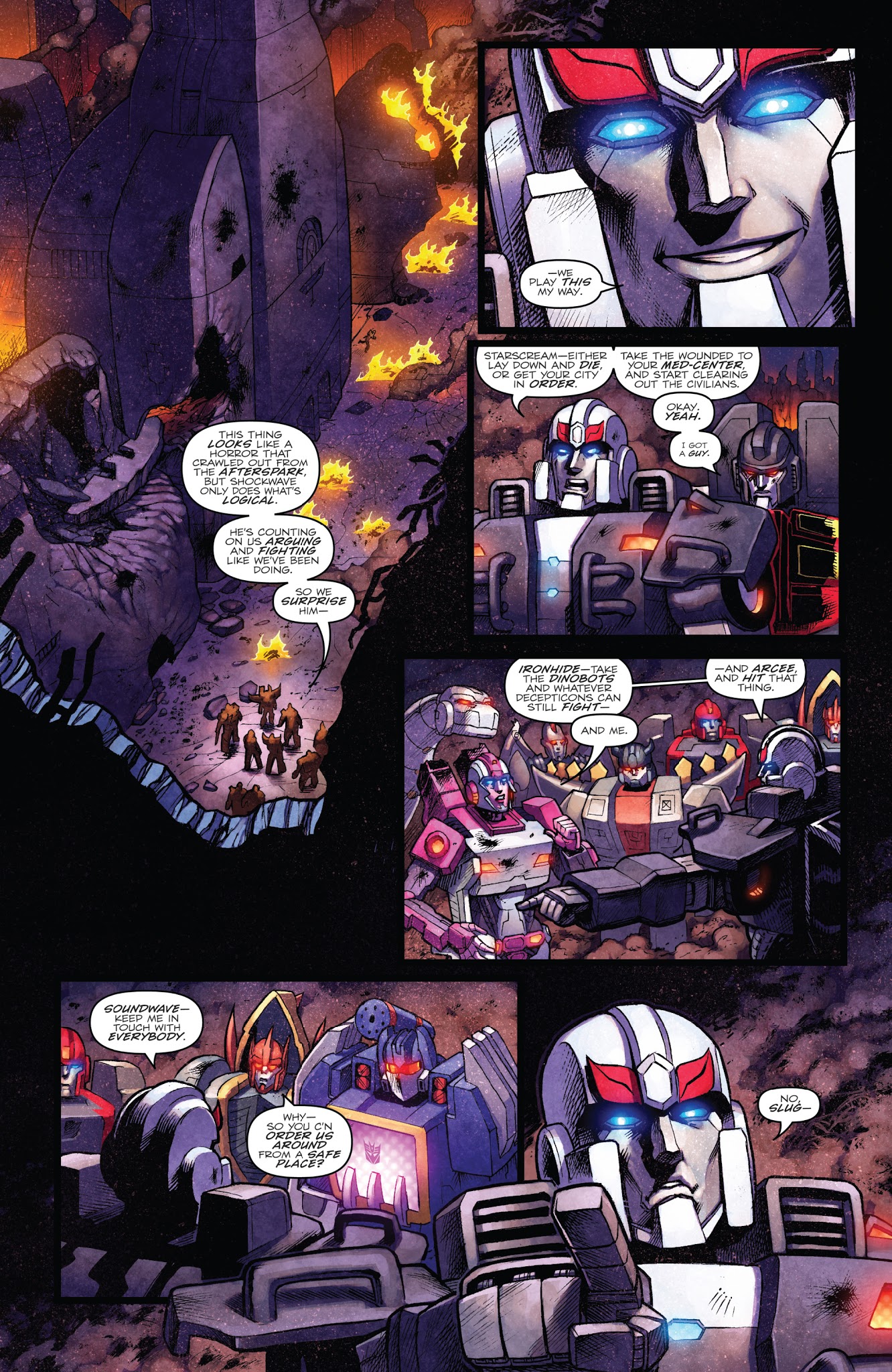 Read online The Transformers: Dark Cybertron comic -  Issue # TPB 2 - 34