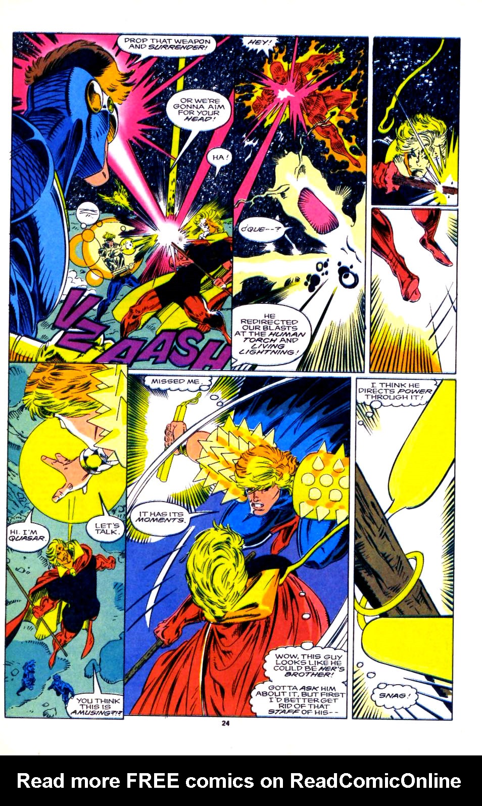 Read online Quasar comic -  Issue #38 - 18