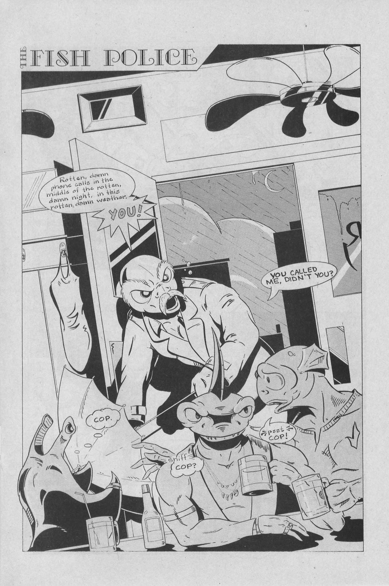 Read online The Fish Police comic -  Issue #4 - 3