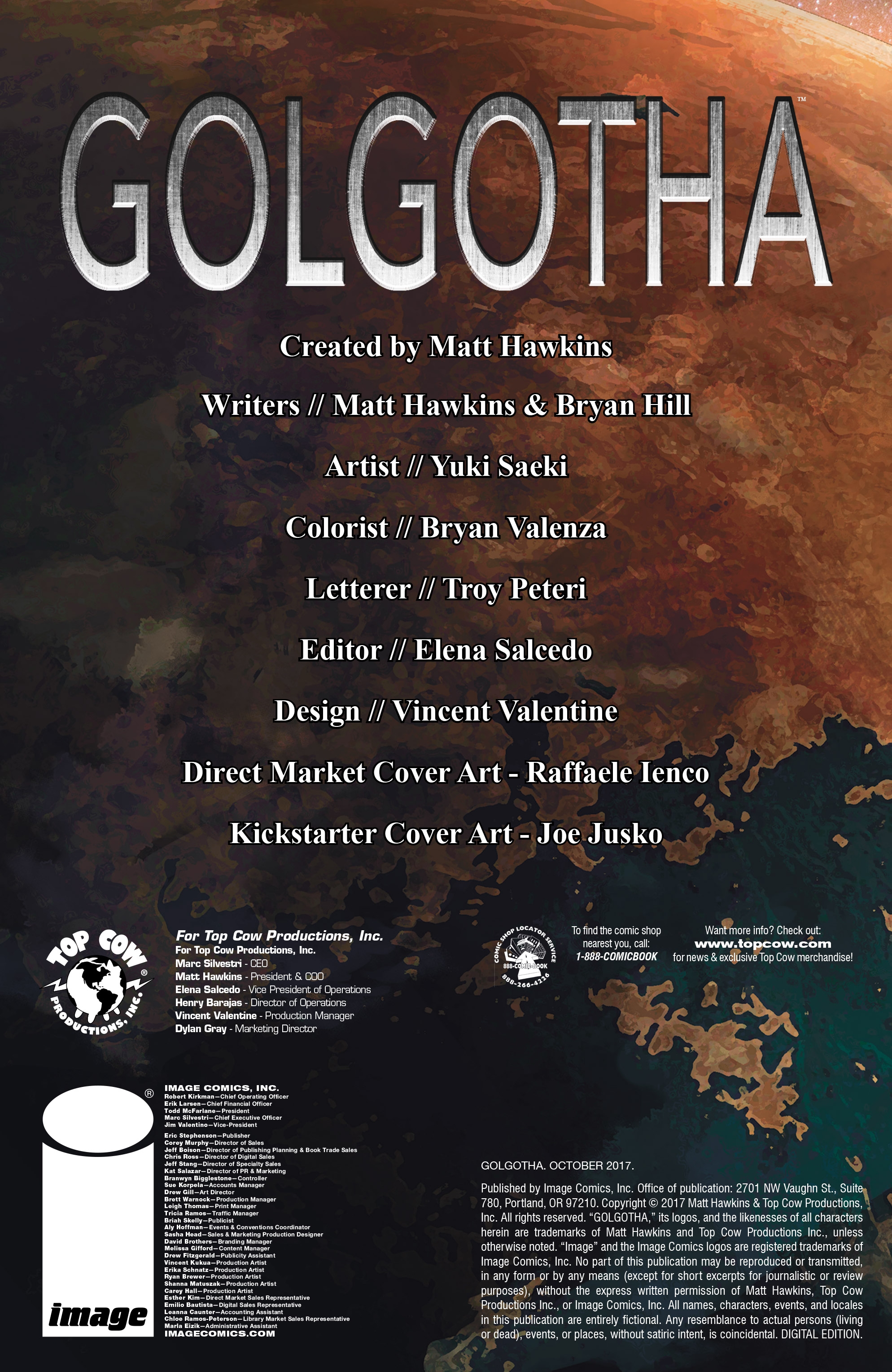 Read online Golgotha comic -  Issue # TPB - 2