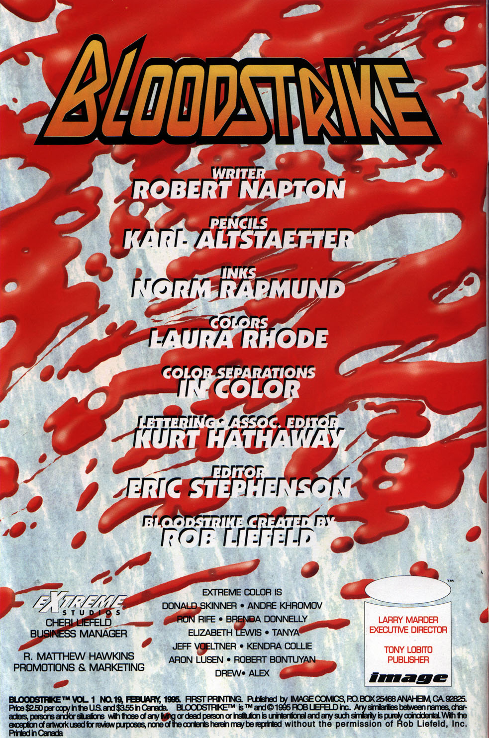Read online Bloodstrike (1993) comic -  Issue #19 - 2