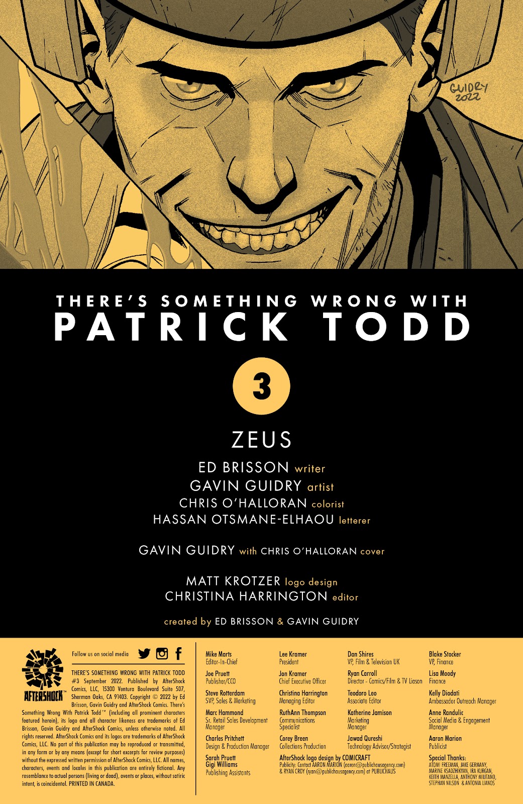 There's Something Wrong With Patrick Todd issue 3 - Page 2