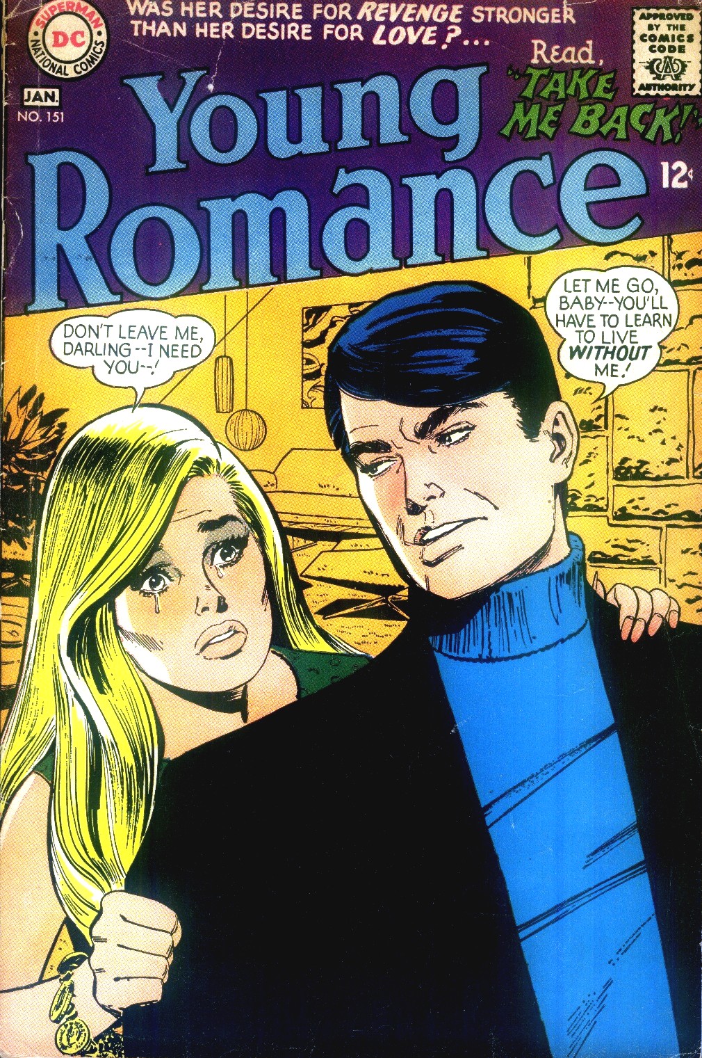 Read online Young Romance comic -  Issue #151 - 1