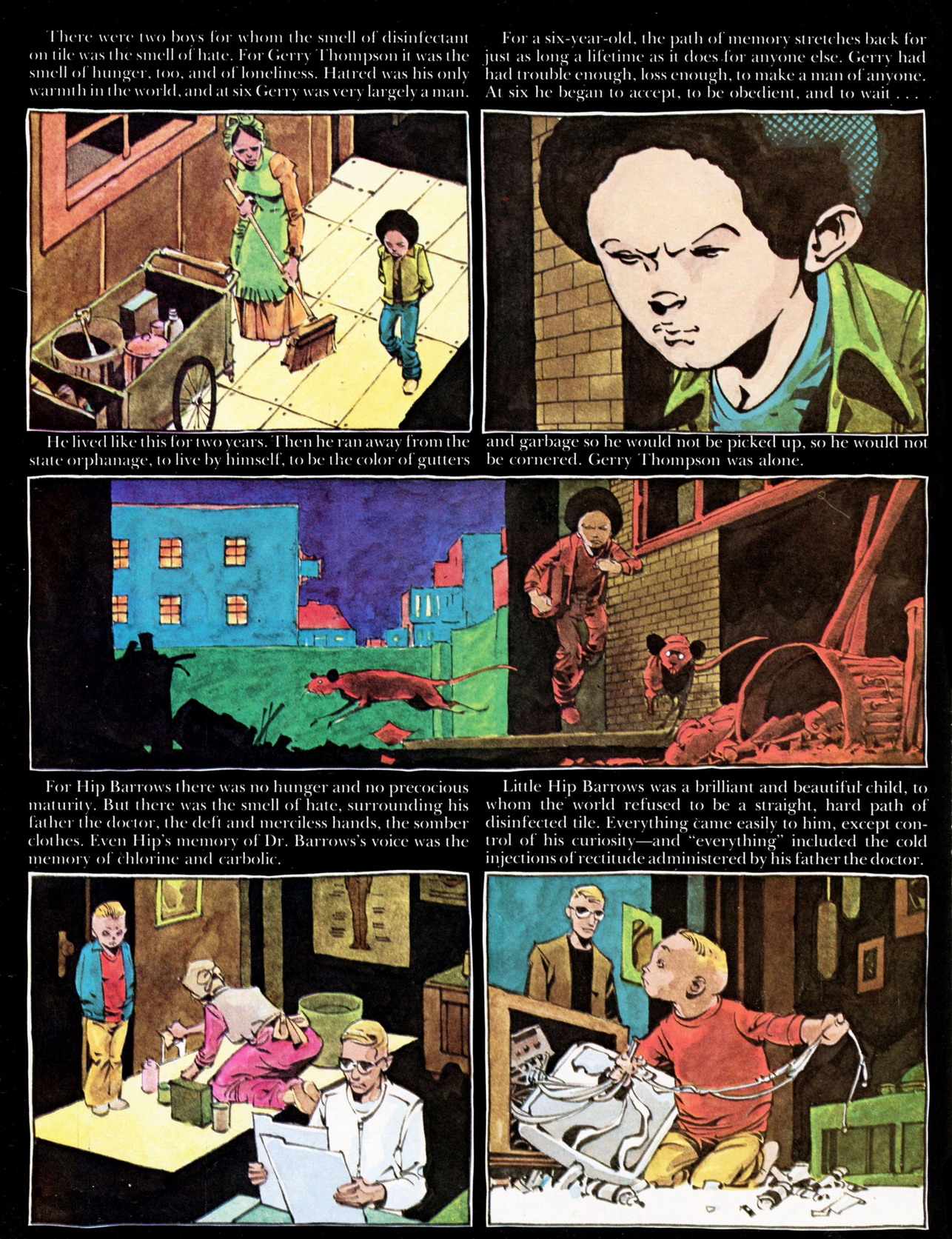 Read online Heavy Metal Presents Theodore Sturgeon's More Than Human comic -  Issue # TPB - 20