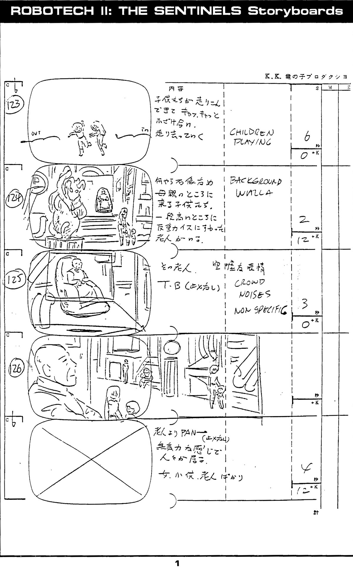 Read online Robotech II: The Sentinels comic -  Issue # _Script Book 1 - 101