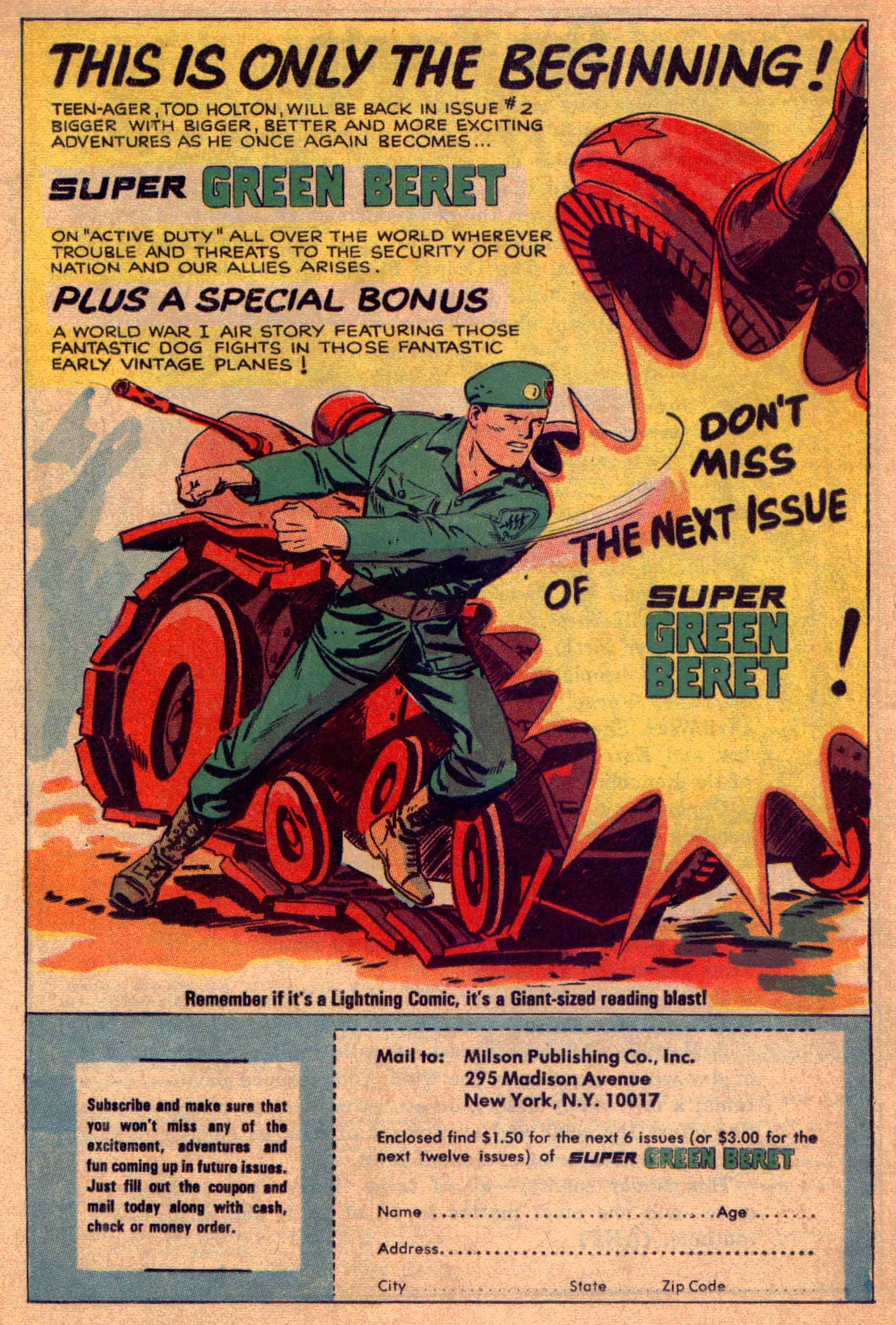 Read online Super Green Beret comic -  Issue #1 - 53