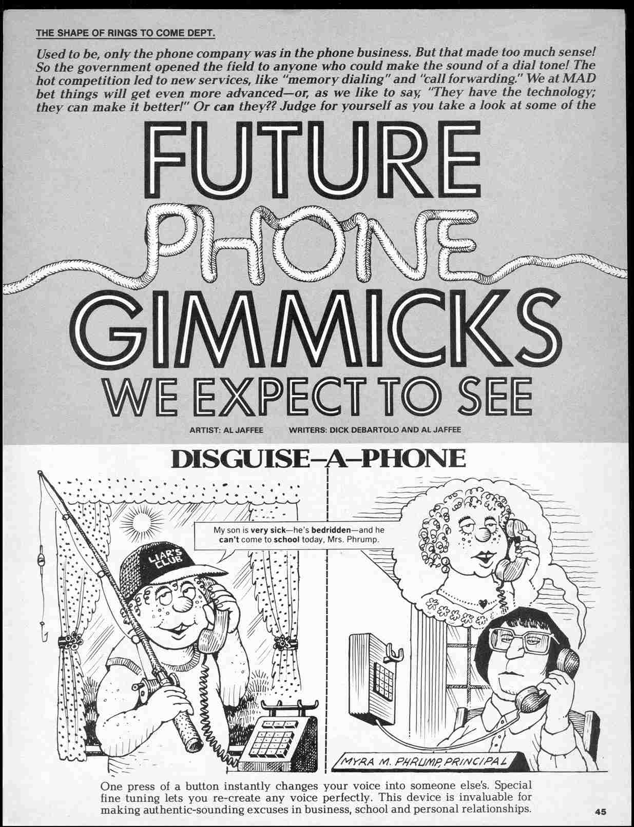 Read online MAD comic -  Issue #270 - 47