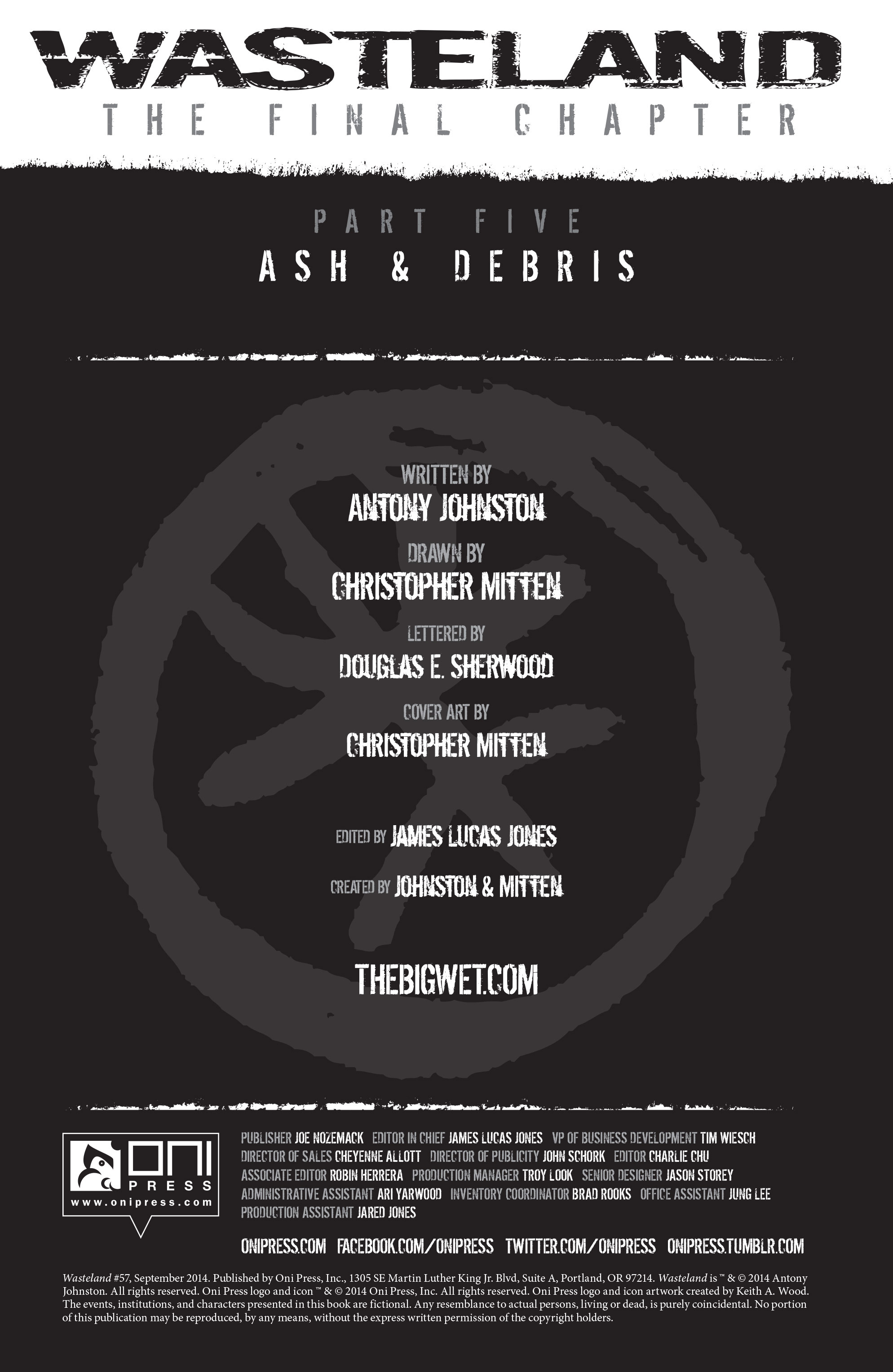 Read online Wasteland (2006) comic -  Issue #57 - 2