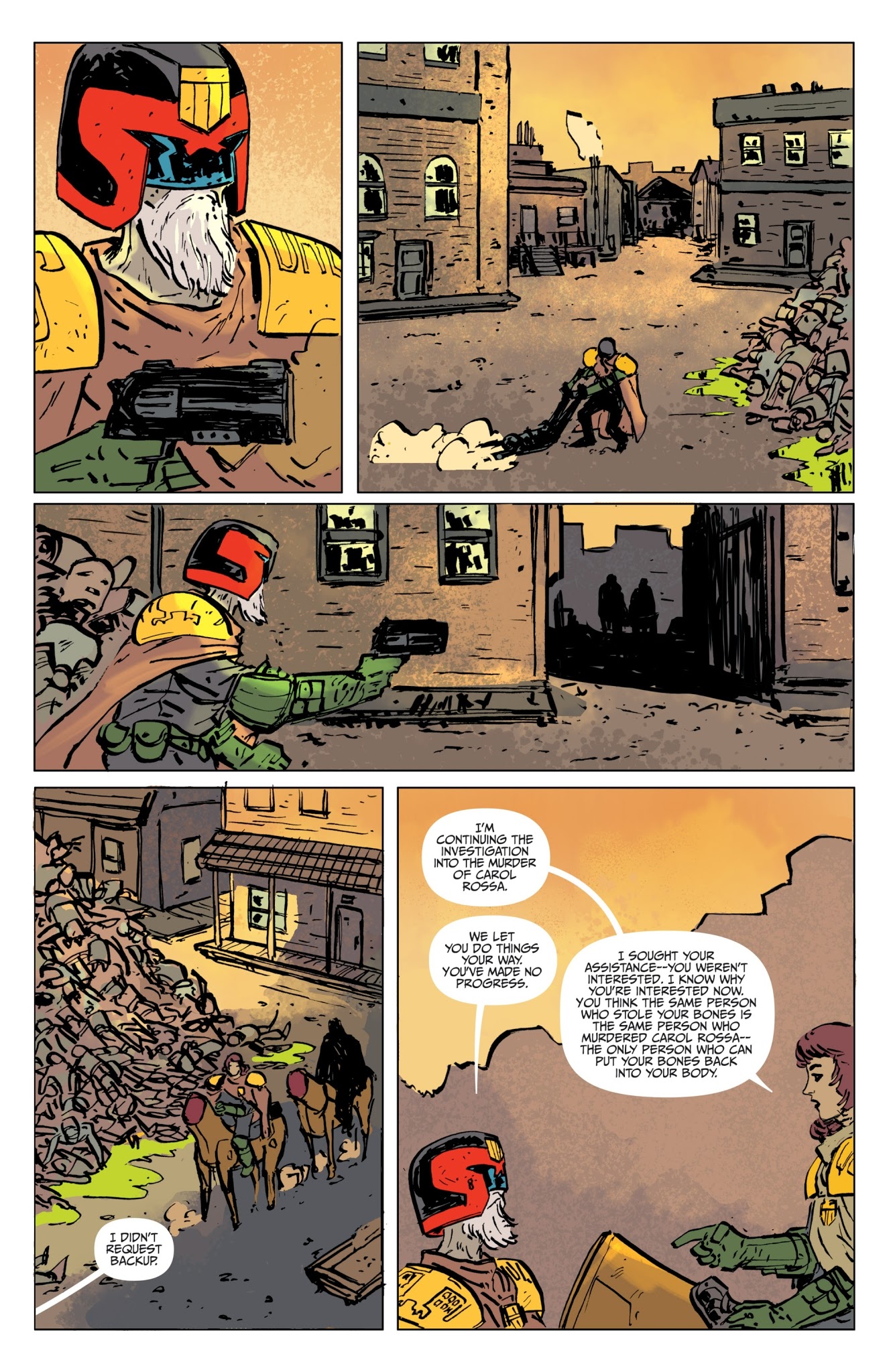 Read online Judge Dredd: The Blessed Earth comic -  Issue #5 - 6